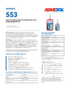 ADHESOL 50 мл средней вязкости 553 553101 Технический бюллетень