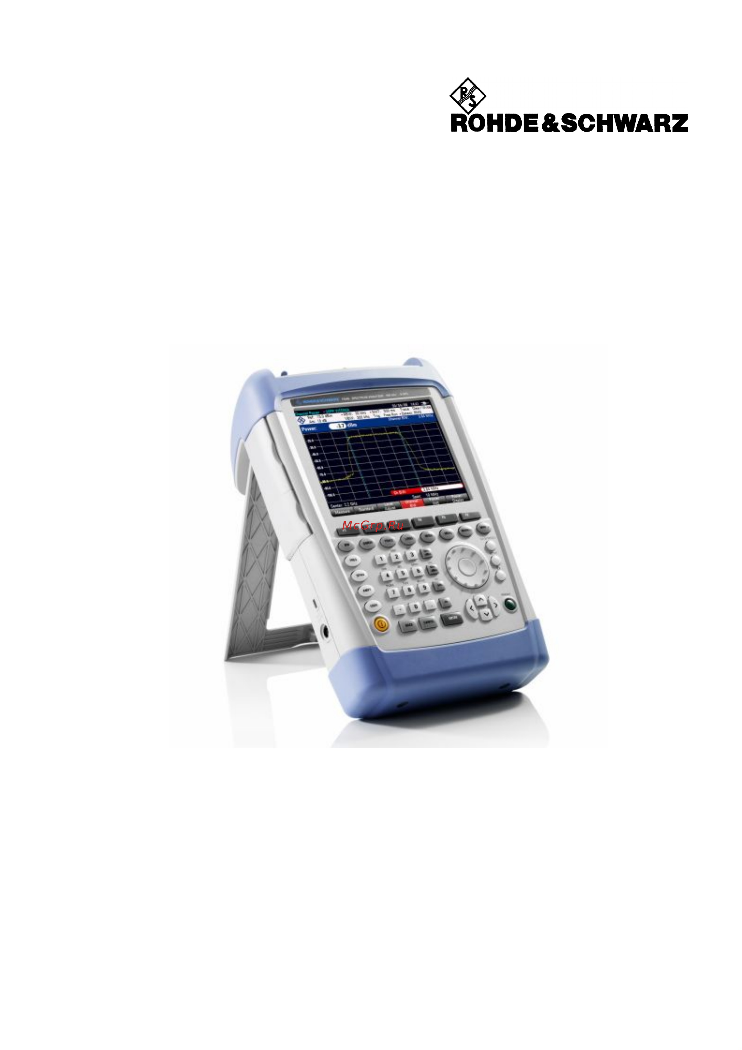 Rohde & Schwarz R&SFSH4 с предусилителем, следящим генератором и встроенным КСВН-мостом Инструкция к товару онлайн