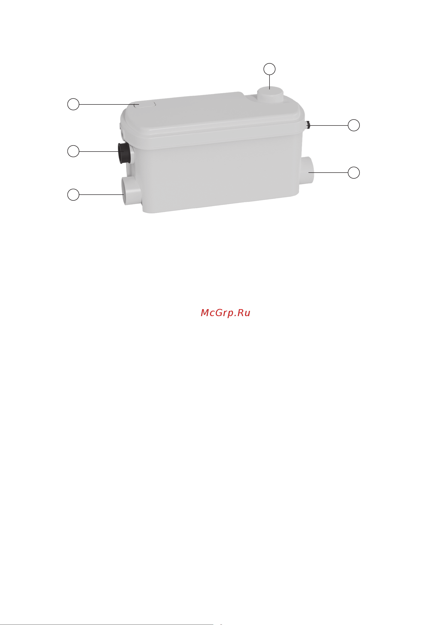 Unipump SANIVORT 255 M 7м 66572 Инструкция по эксплуатации онлайн [6/19] 872708