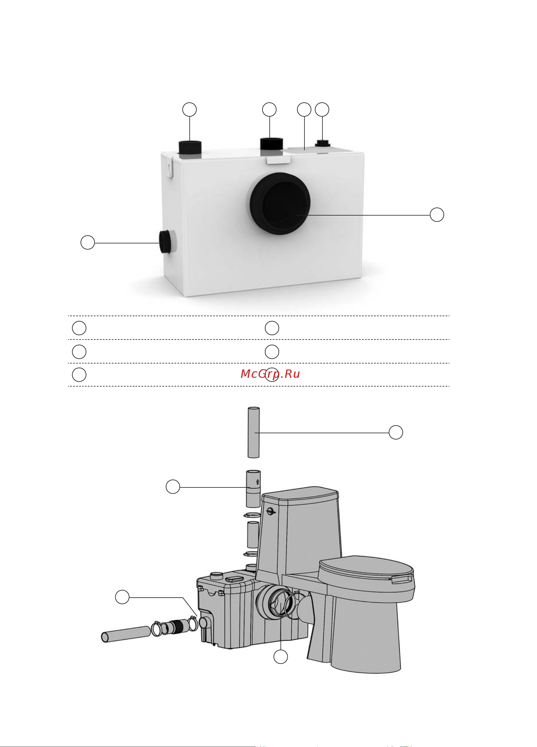 Unipump SANIVORT 605 M 10м с ножом 55972 Инструкция по эксплуатации онлайн [6/19] 872713