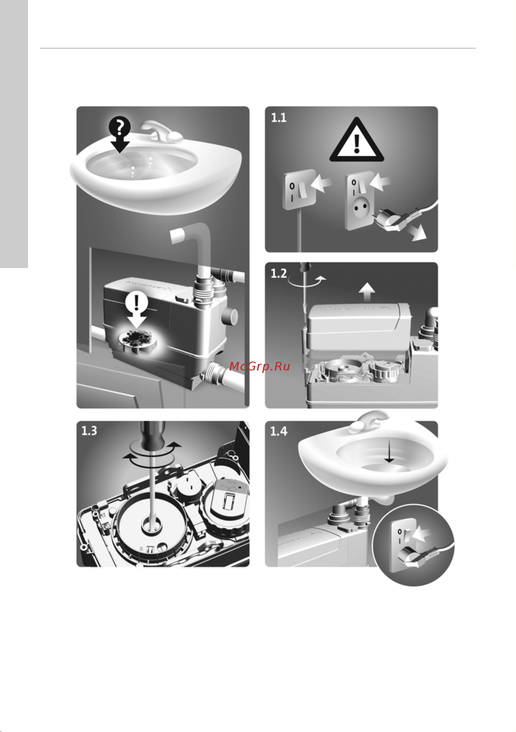 Grundfos Sololift2 C-3 97775317 Инструкция к Grundfos Sololift2 C-3 97775317 онлайн [10/16] 872727
