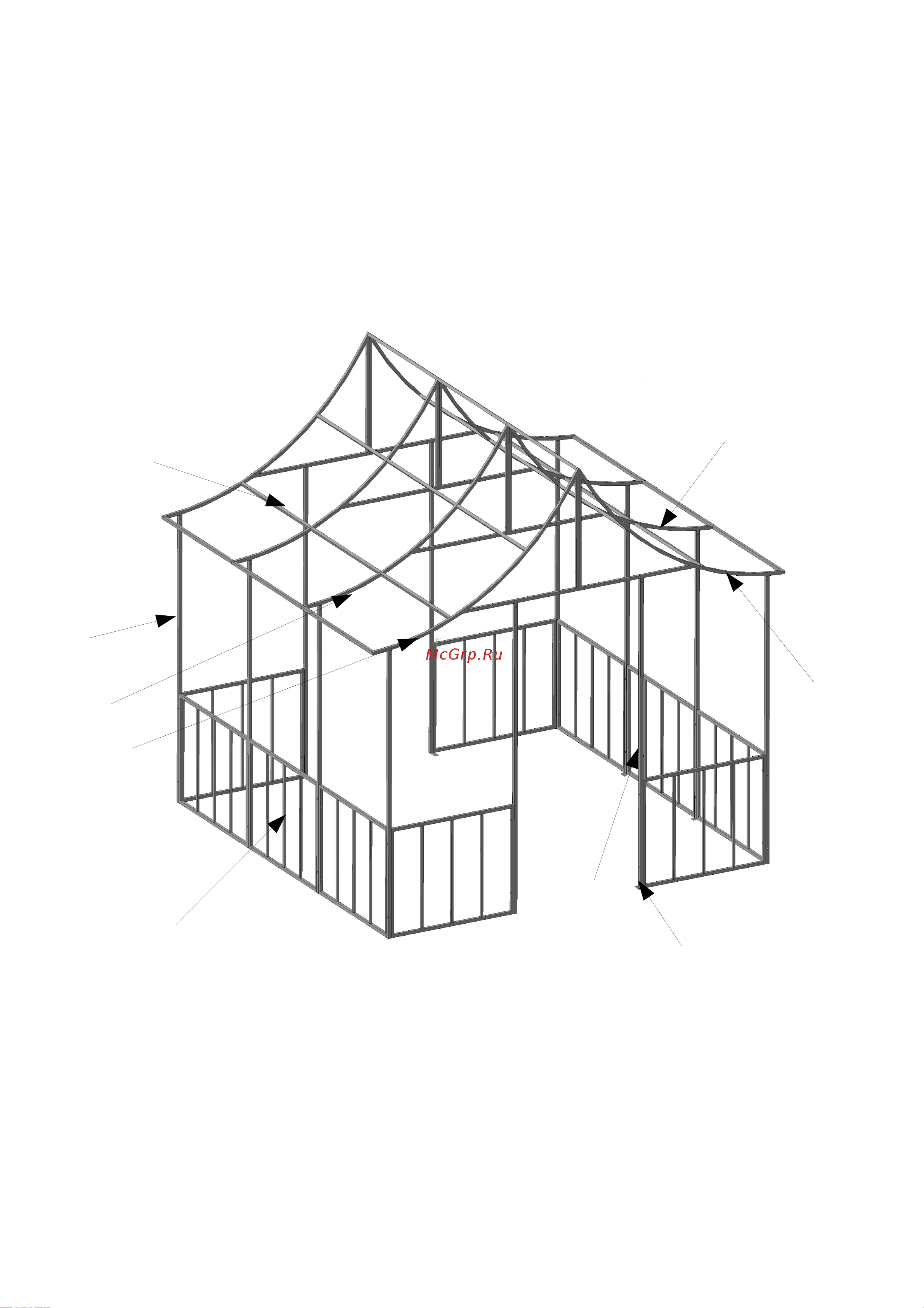 СИМАЛЕНД Лотос 3x3x2.8 м, шоколад, под СПК 1582549 Инструкция к СИМАЛЕНД Лотос 1582549 онлайн [2/9] 872968