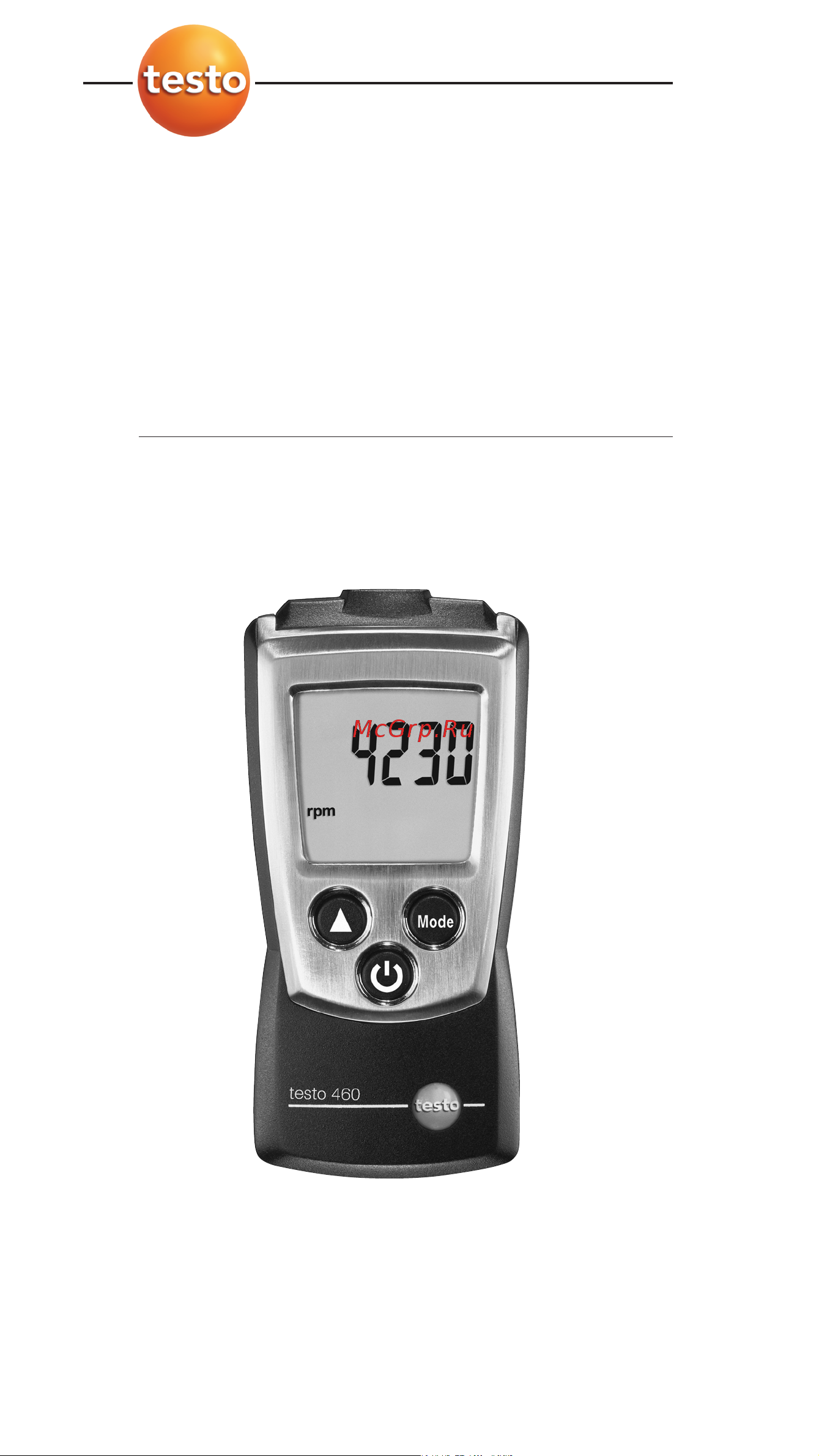 Testo 460 0560 0460 Руководство по эксплуатации testo 460 онлайн