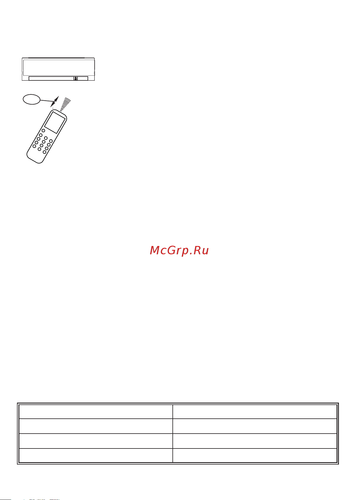 General Climate GC-4C24HRN2, GU-U24HN2/Панель T-MBQ4-04B комплект GC4C24HRN2 Инструкция пульт онлайн [3/10] 873071