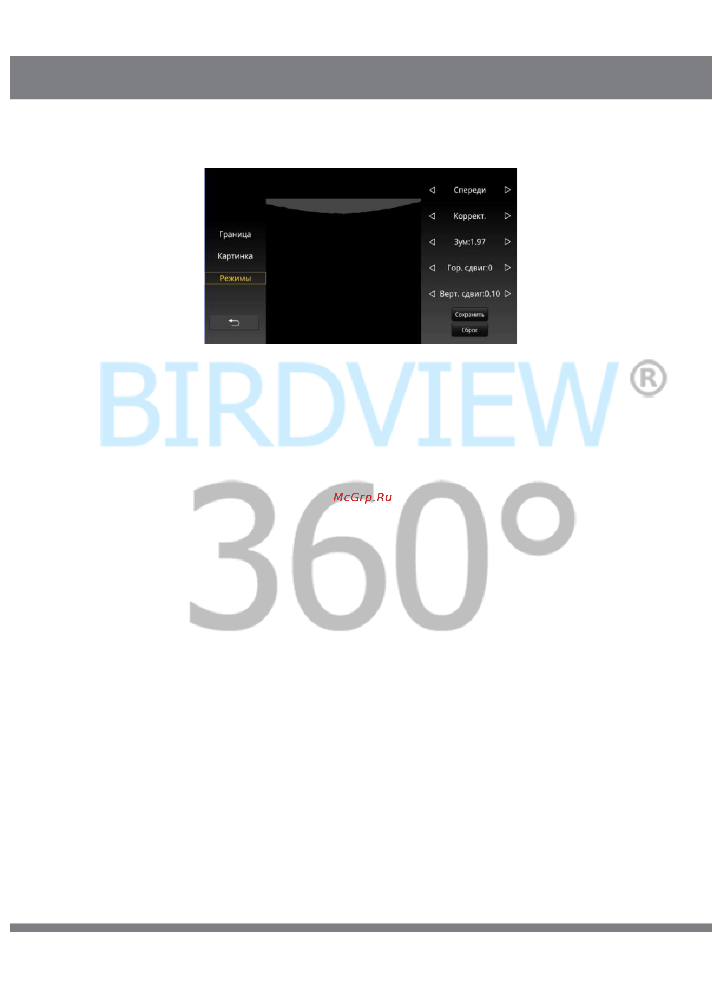BIRDVIEW 360° ADAS Инструкция по эксплуатации онлайн [12/22] 873330
