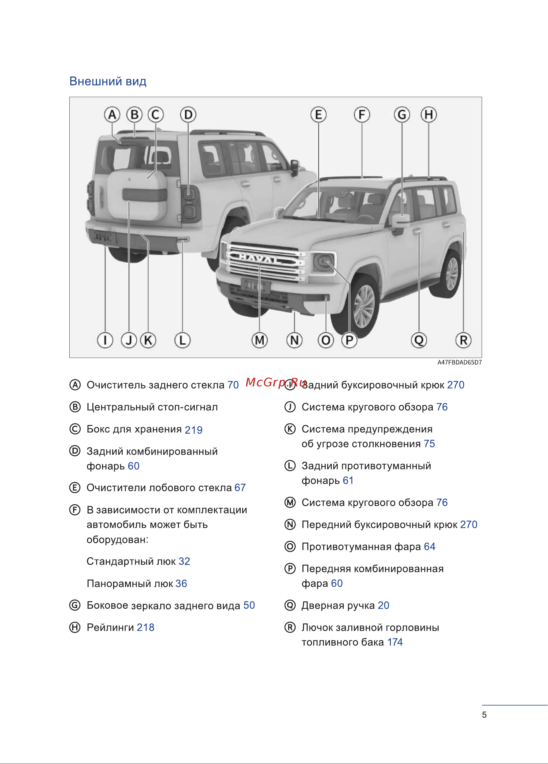 Haval H9 Инструкция по эксплуатации онлайн [5/376] 873453