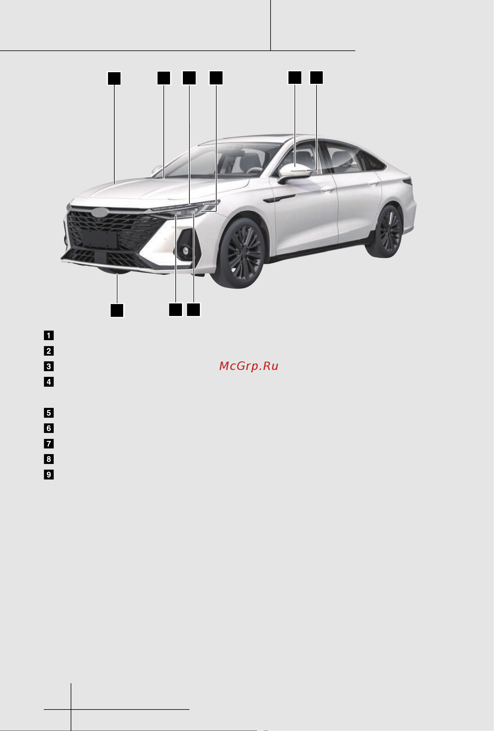 CHERY ARRIZO 8 Инструкция по эксплуатации онлайн [2/294] 873484