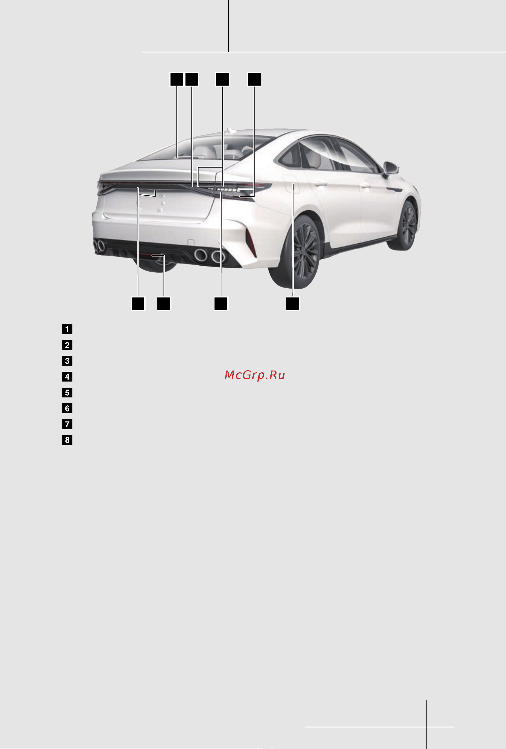 CHERY ARRIZO 8 Инструкция по эксплуатации онлайн [3/294] 873484