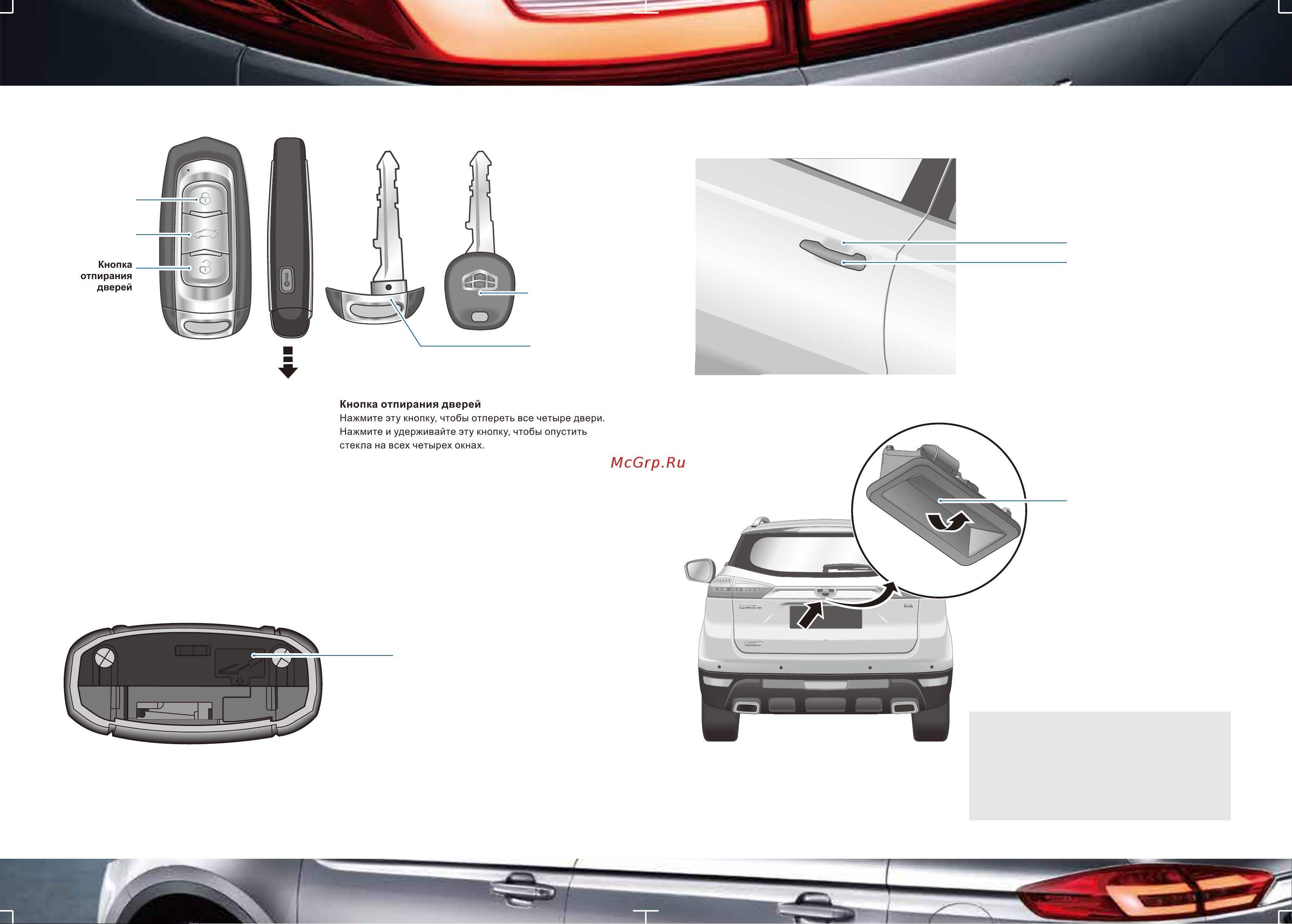 Geely Atlas Краткое руководство онлайн [2/13] 873502