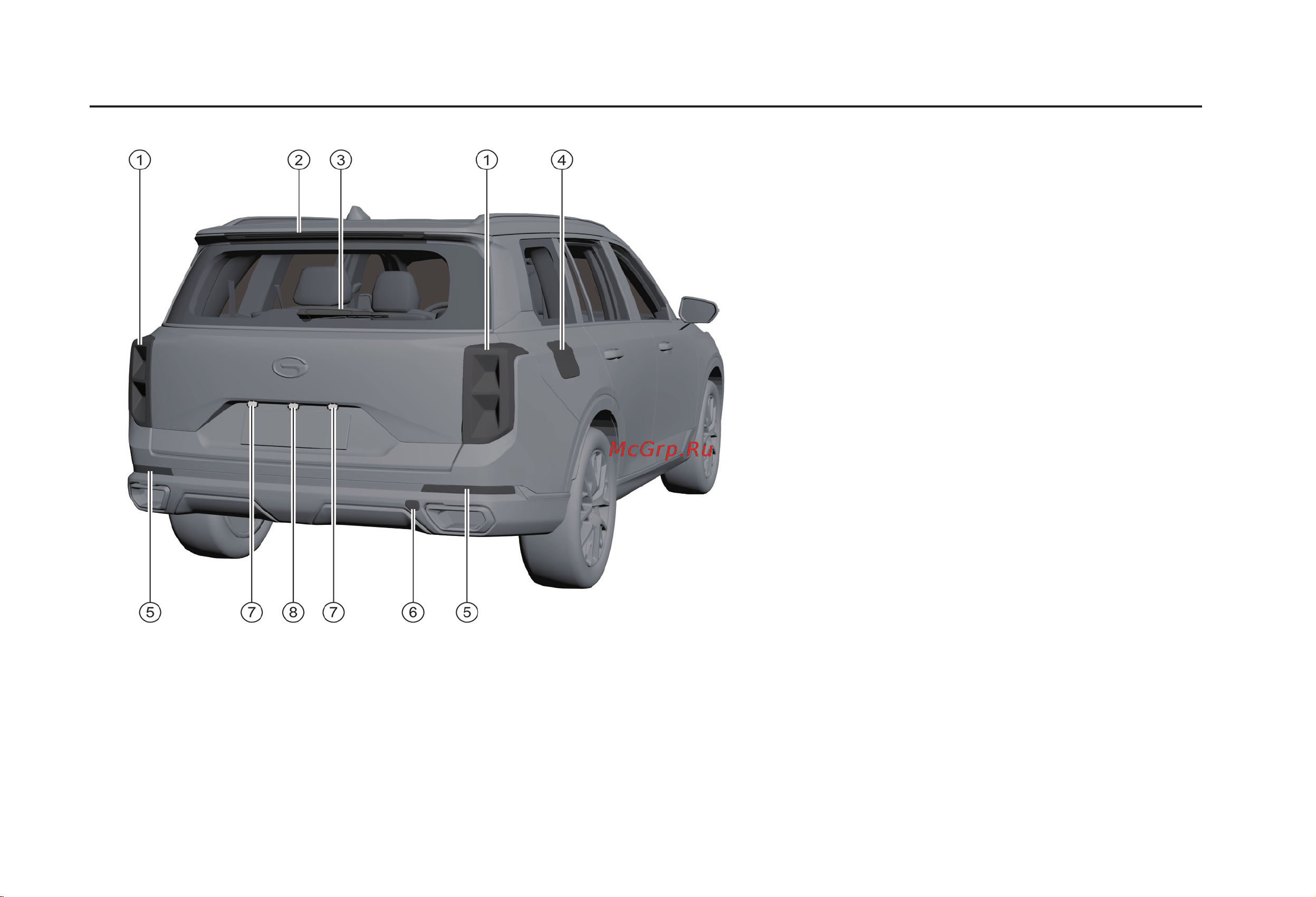 GAC GS8 Руководство по эксплуатации онлайн [10/297] 873522