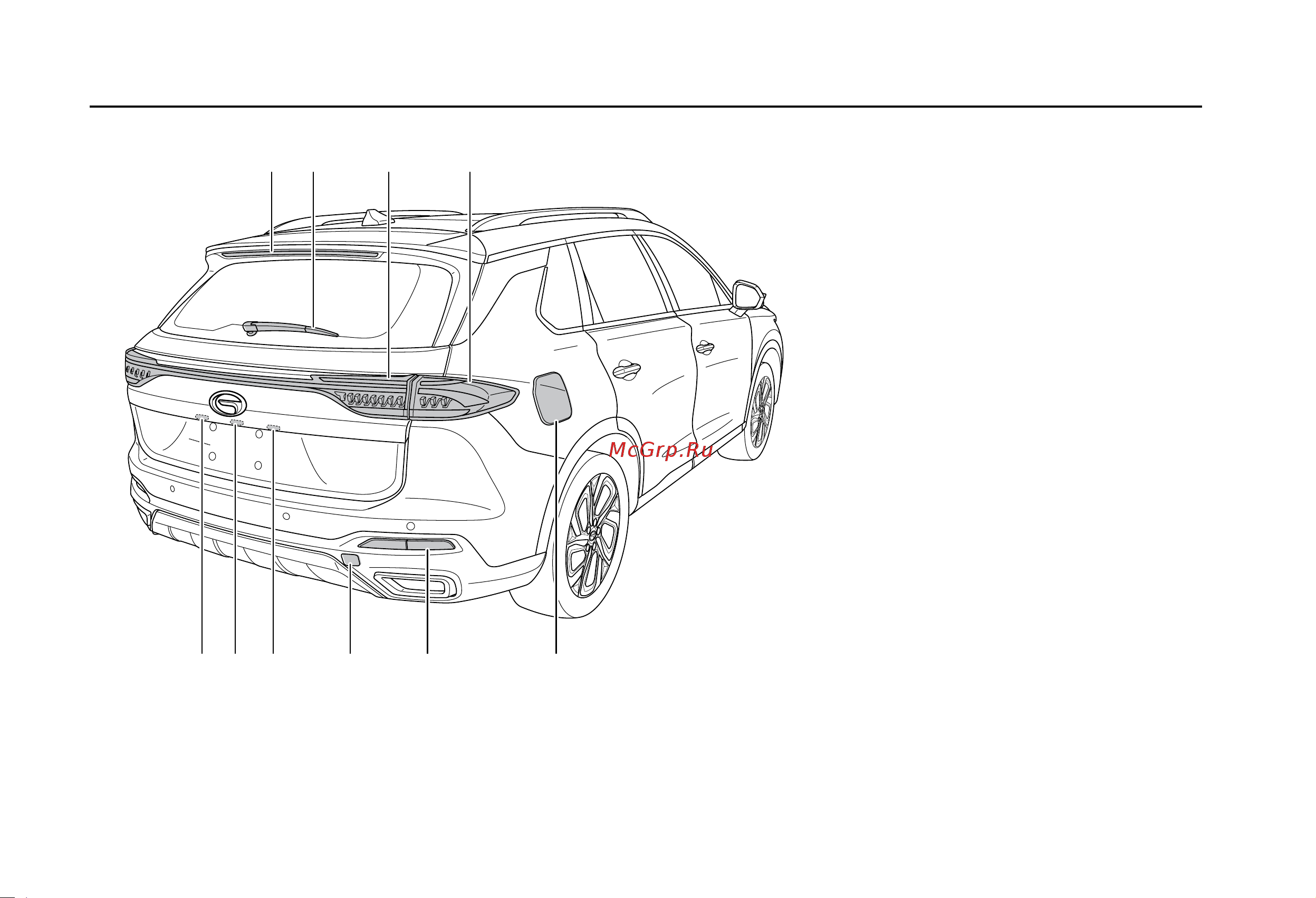 GAC GS5 Руководство по эксплуатации онлайн [10/279] 873527