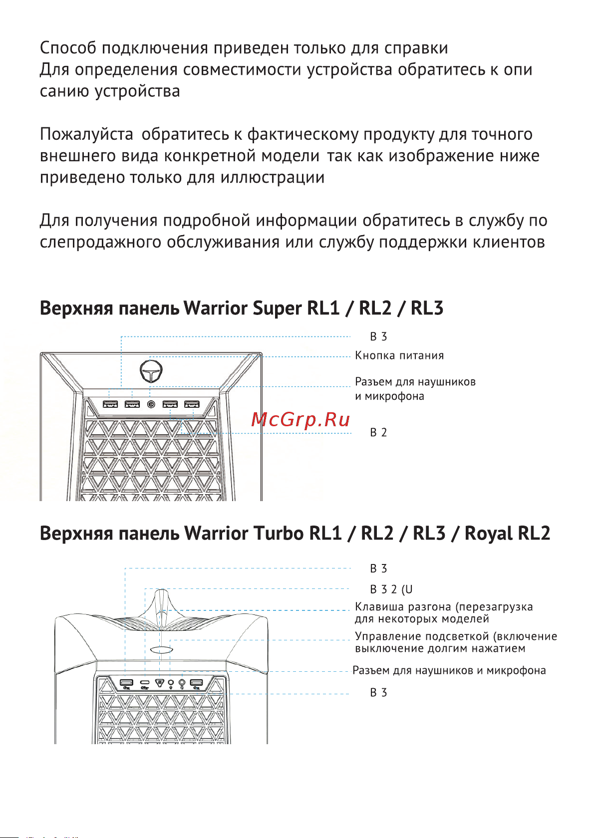 Thunderobot Warrior Super RL3 Инструкция по эксплуатации онлайн [8/40] 873543