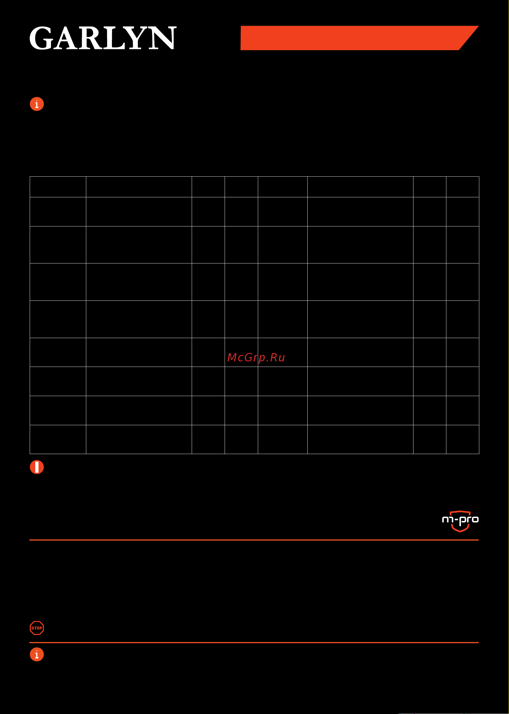 Garlyn D-05 Pro Краткая инструкция онлайн [2/2] 873651