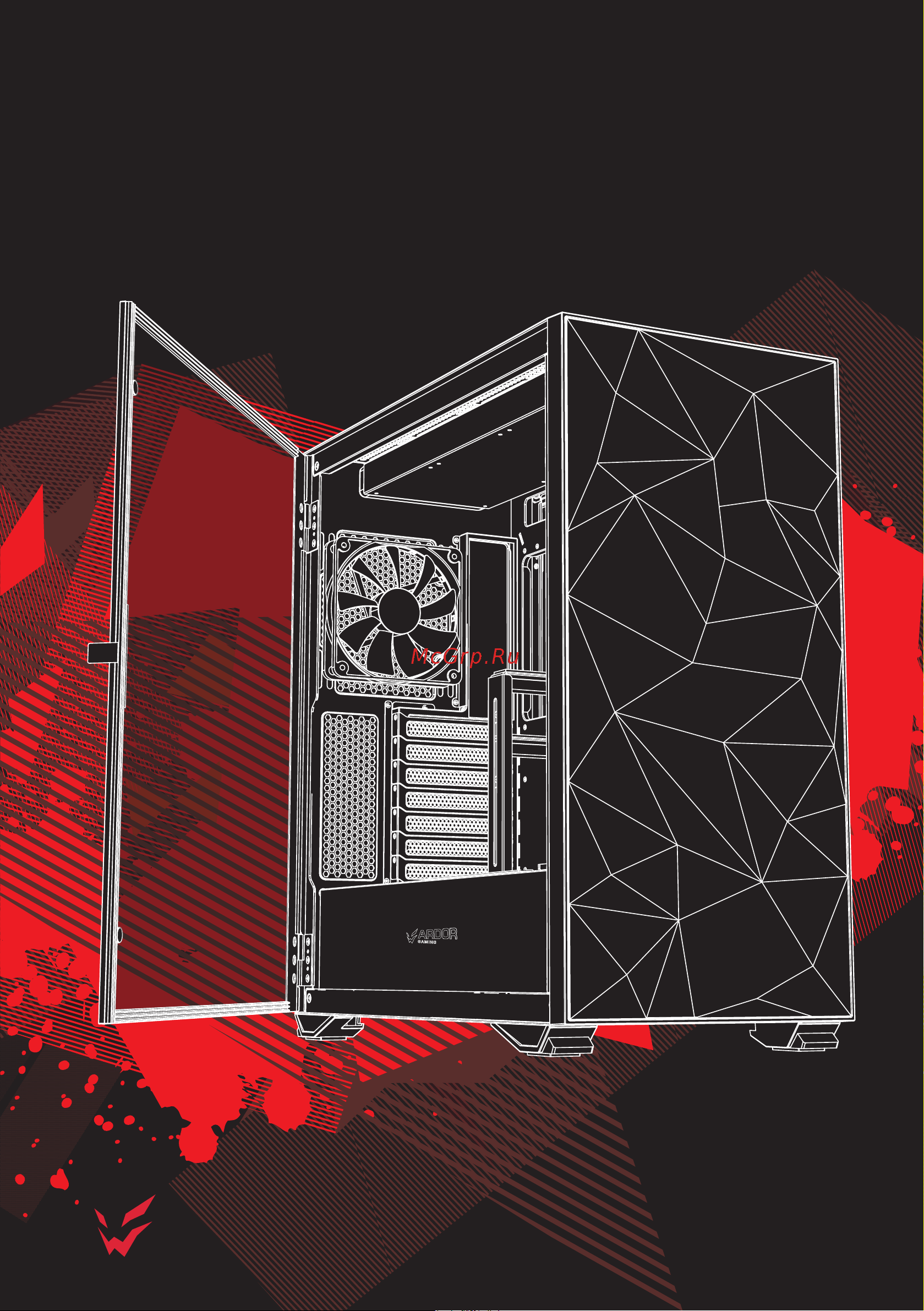 ARDOR GAMING MSX3 Mesh WG ARGB Инструкция по эксплуатации онлайн
