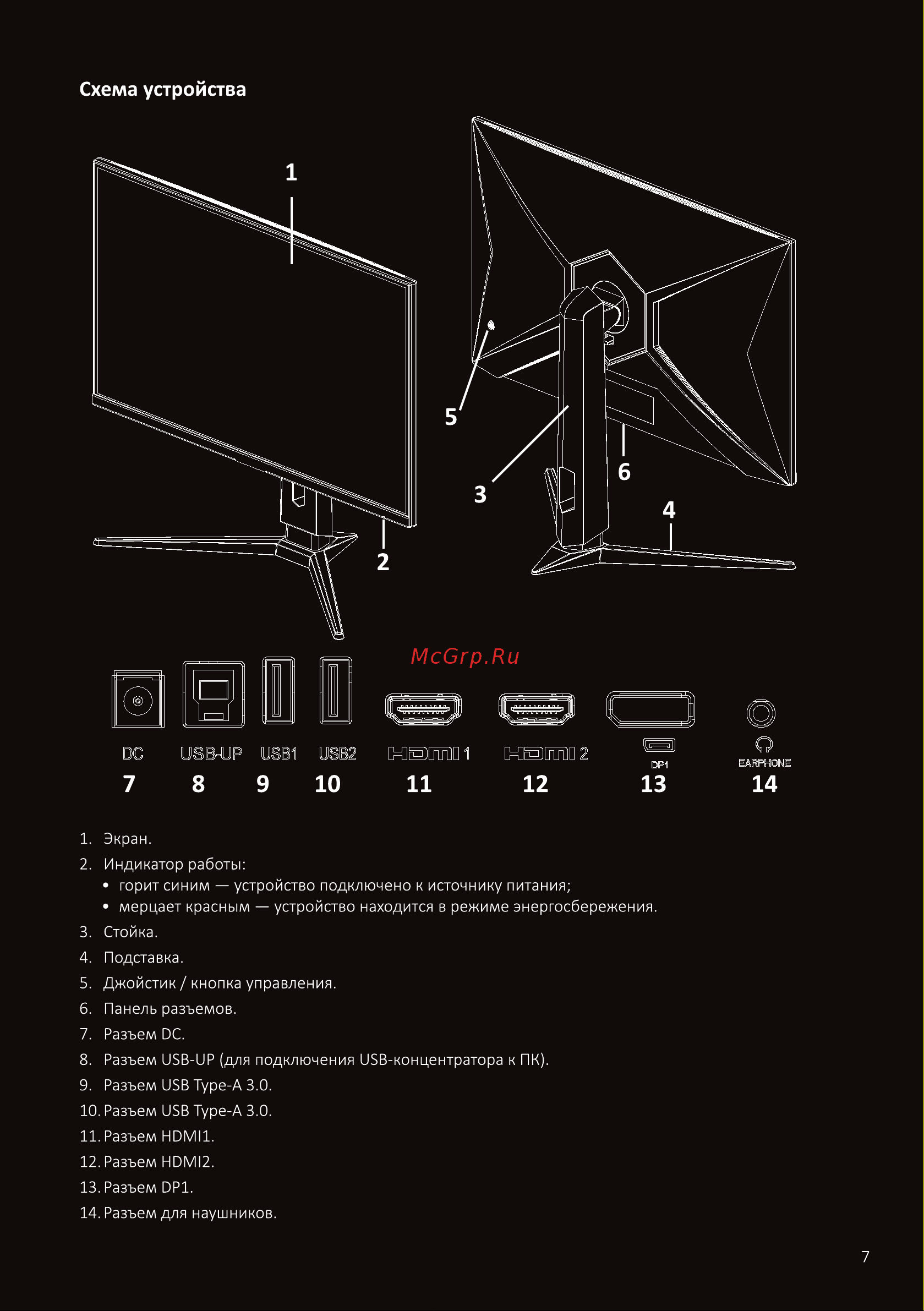 ARDOR GAMING NOVA PRO AQ27H1UE Инструкция по эксплуатации онлайн [7/16] 873777