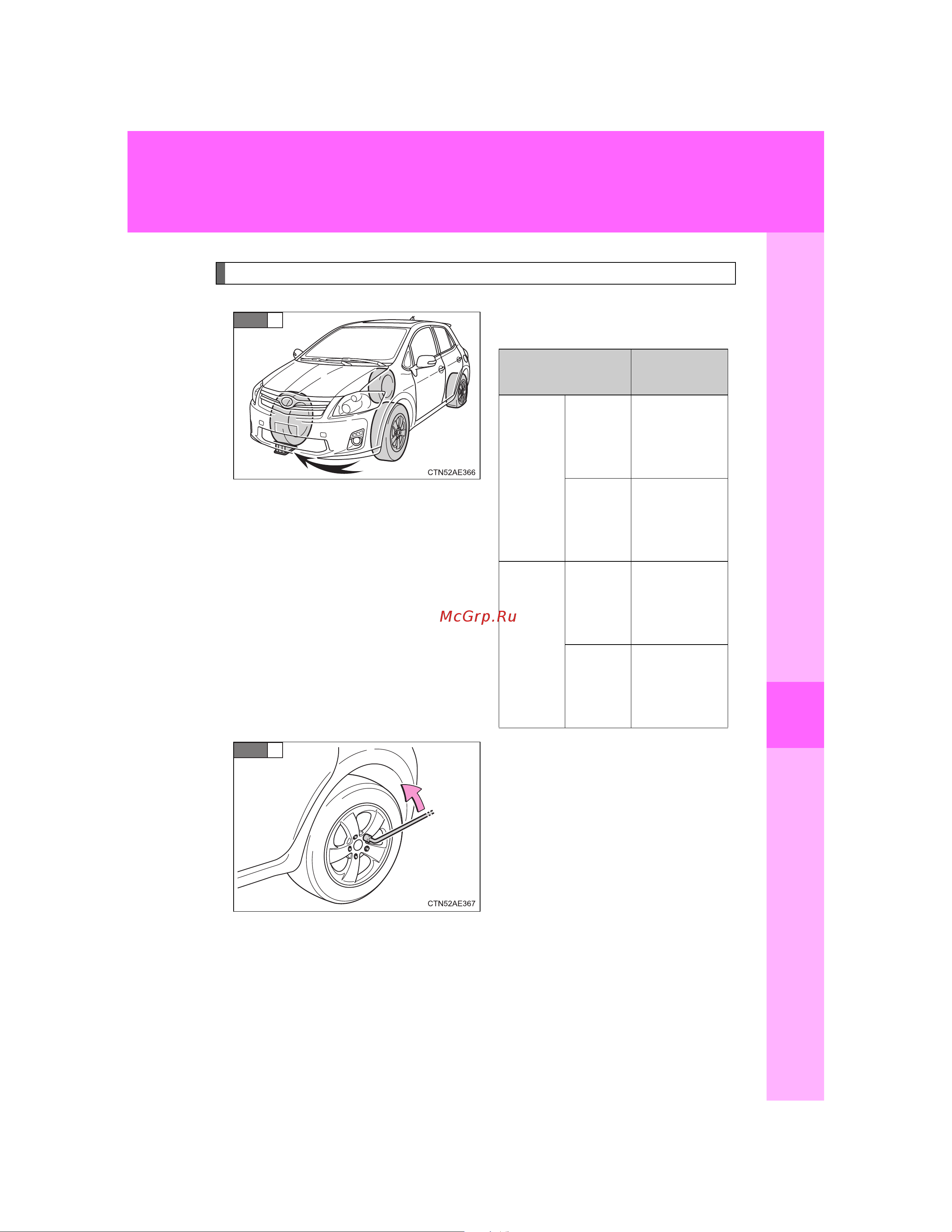 Toyota Auris Hybrid 2006 - 2012 Руководство для владельца PZ49X_12E65_EN онлайн [449/524] 873834