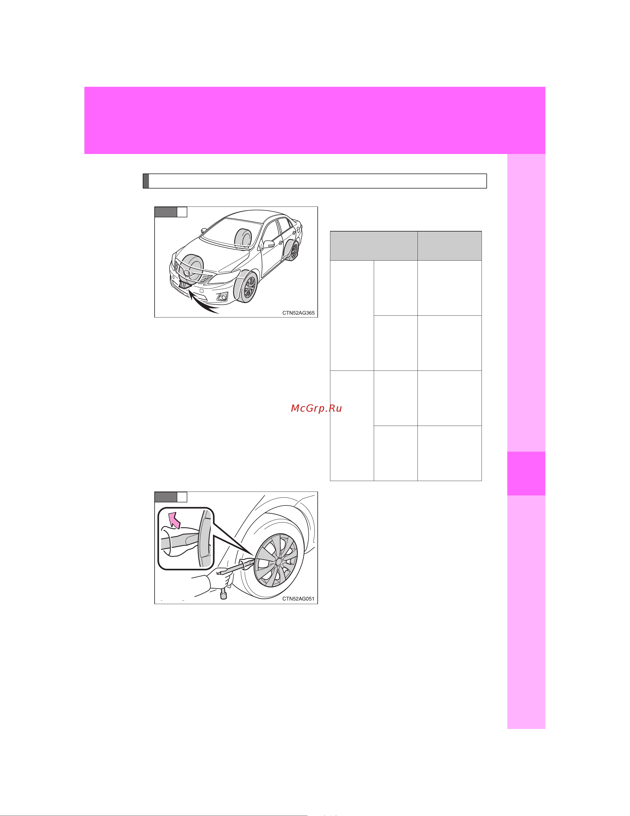 Toyota Corolla 2006 - 2012 Руководство для владельца PZ49X_12F37_EN онлайн [441/512] 873852