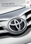 Toyota Corolla Hatchback Touring Sports 2019 - 2024 Руководство по навигационной системе PZ49X_12P64_EN