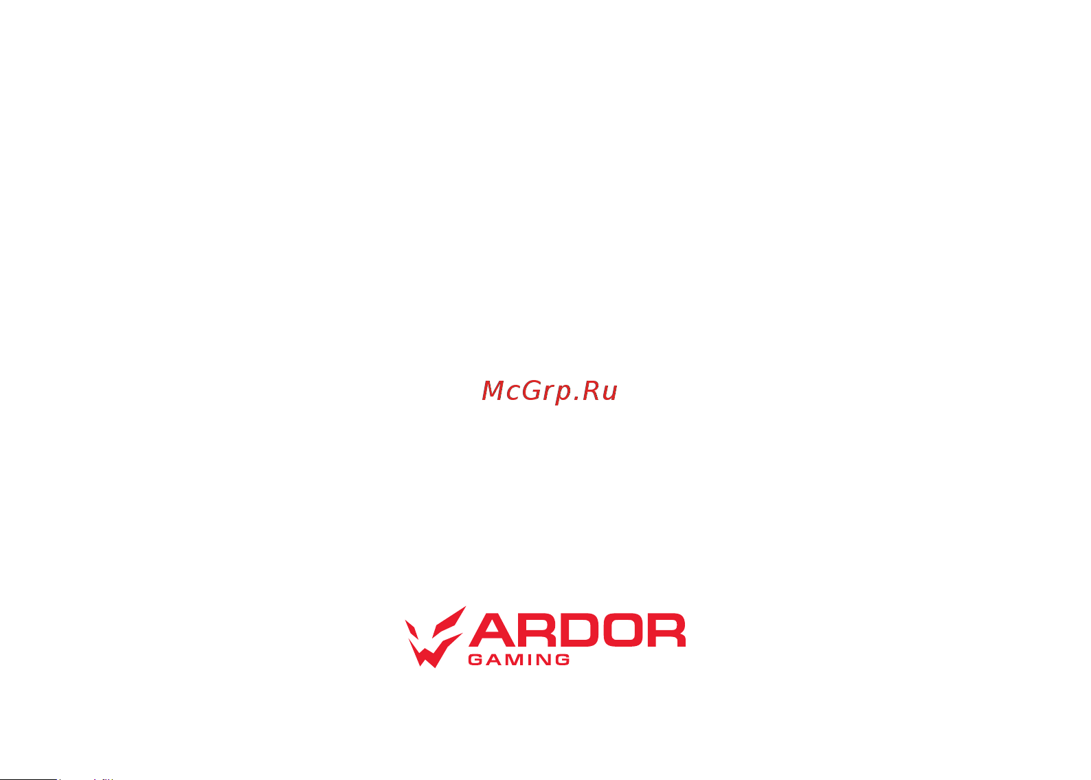 ARDOR GAMING Fury PRO White (ARD-FURY3360-WT) Инструкция по эксплуатации онлайн