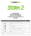 Gamemax Storm 2 AW Руководство пользователя