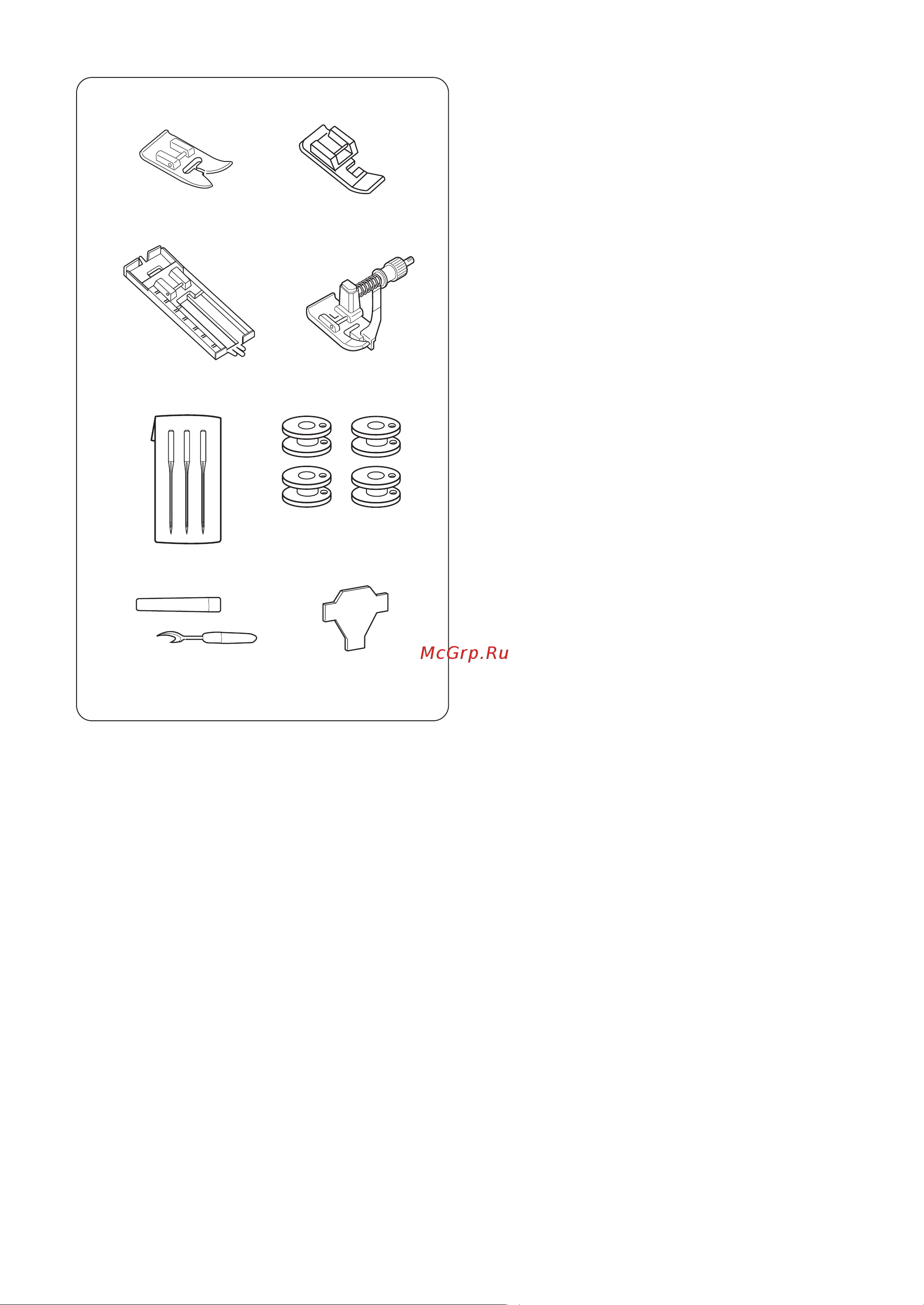 Janome SP901 Руководство по эксплуатации онлайн [5/38] 874210