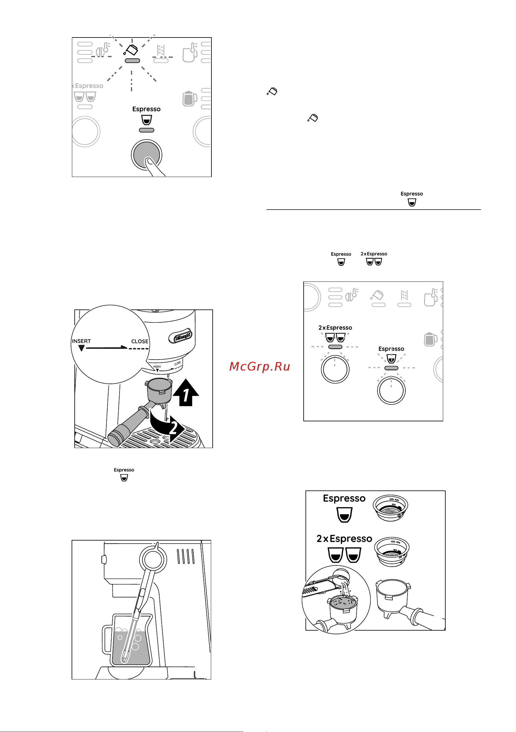 Delonghi EC950.M Руководство по эксплуатации онлайн [5/12] 874231