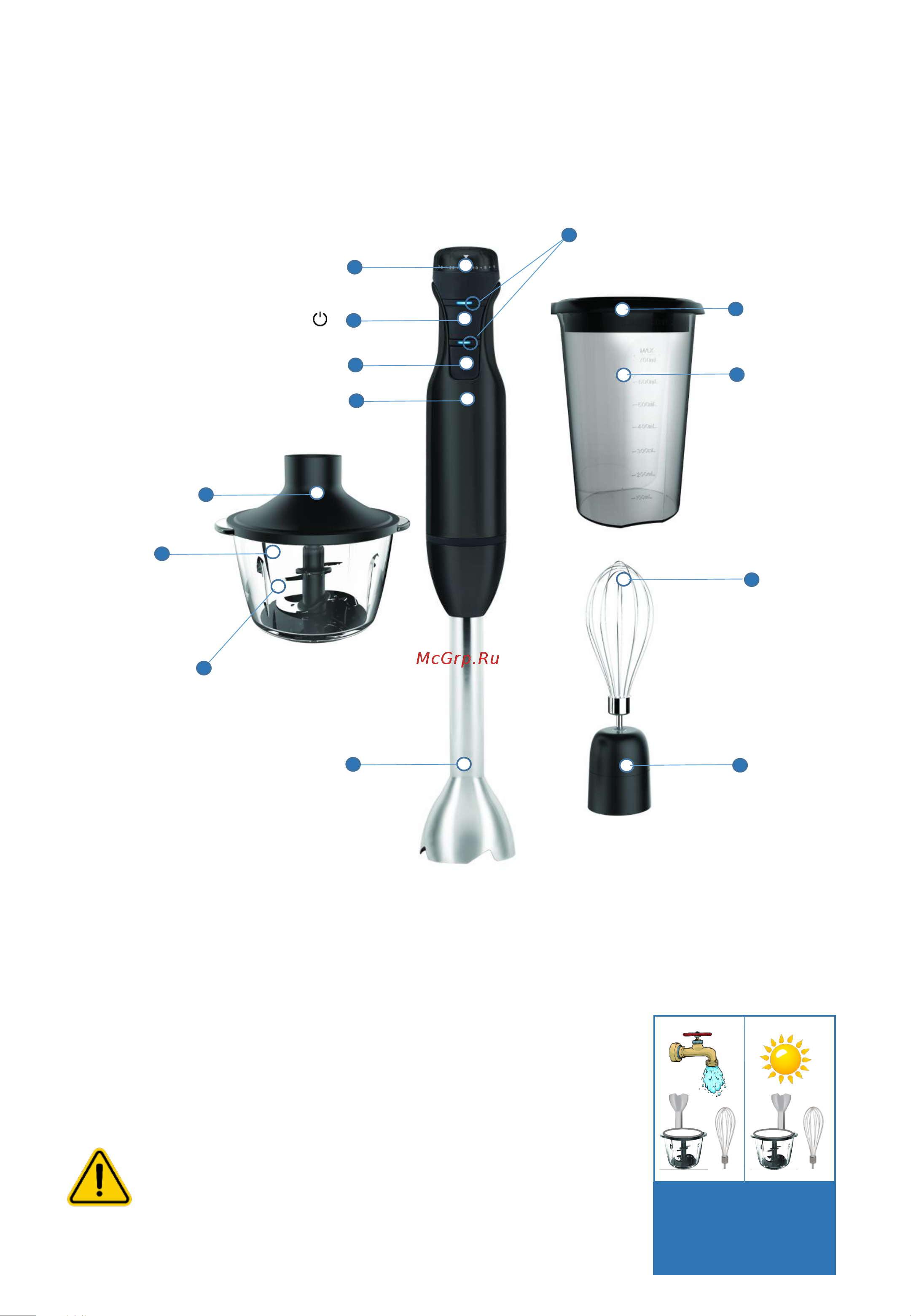 Polaris PHB 1510GL Silent Руководство по эксплуатации онлайн [8/50] 874286