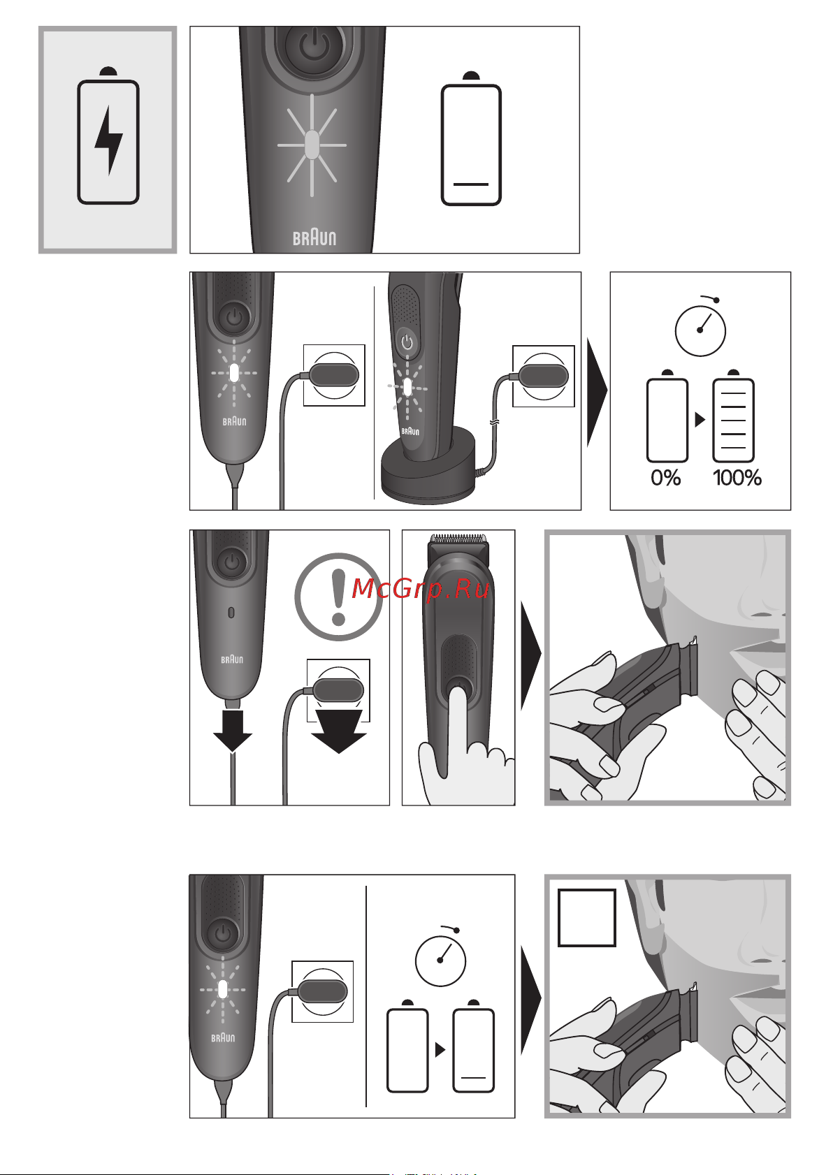 Braun MGK5420 Black Grey Руководство по эксплуатации онлайн [5/69] 874326
