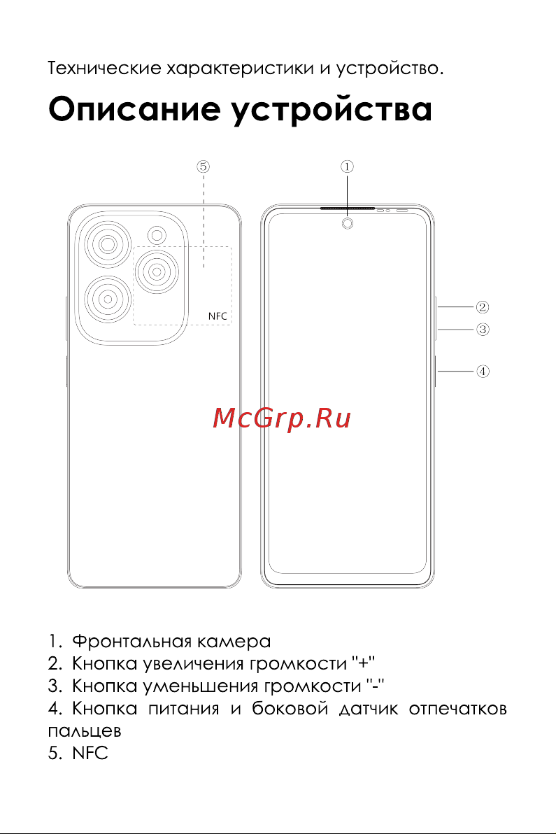 Infinix HOT 40 8/256GB Blue Руководство по эксплуатации онлайн [5/11] 892748