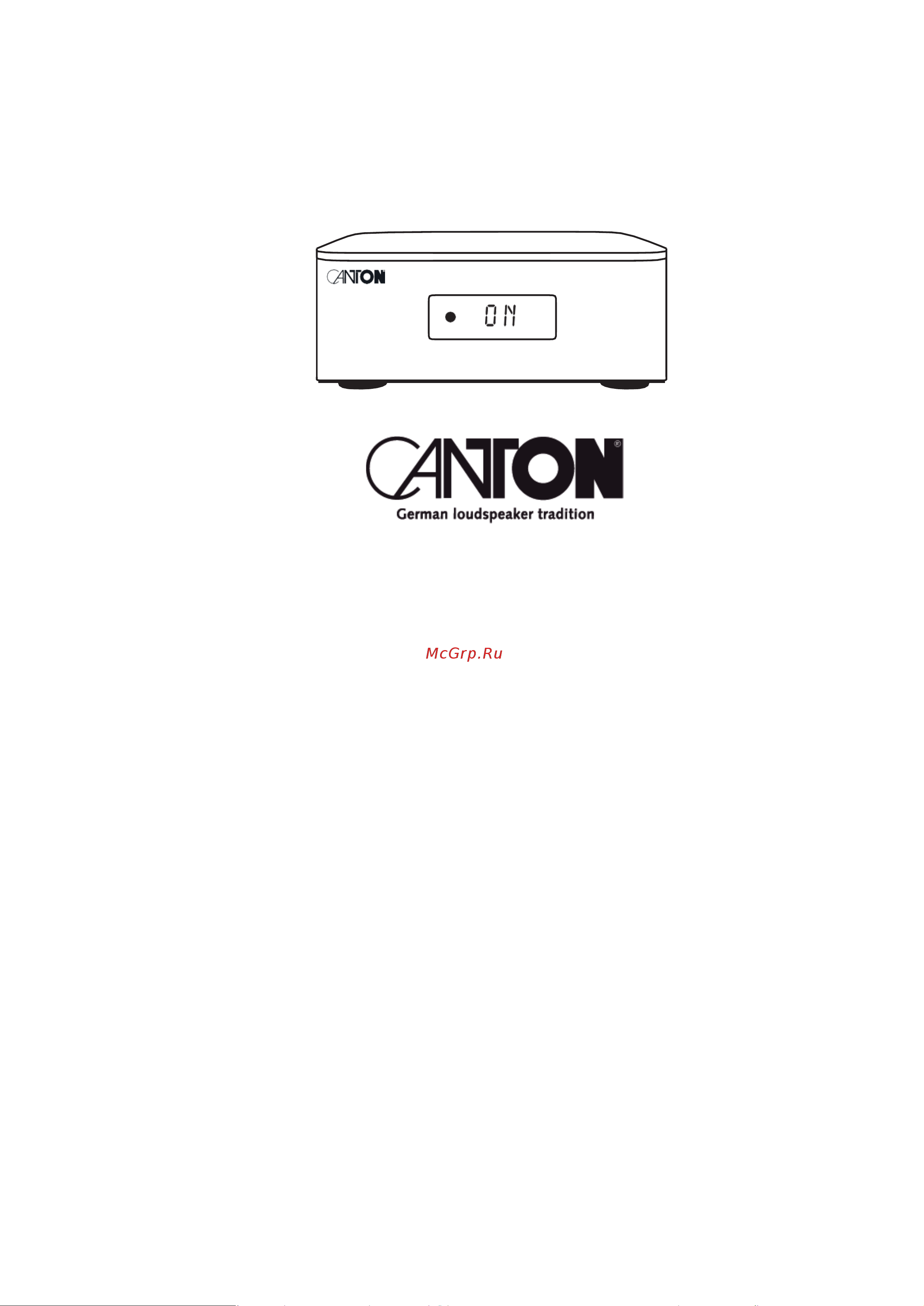 Canton Smart Amp 5.1 Gen2 Black Руководство по эксплуатации онлайн