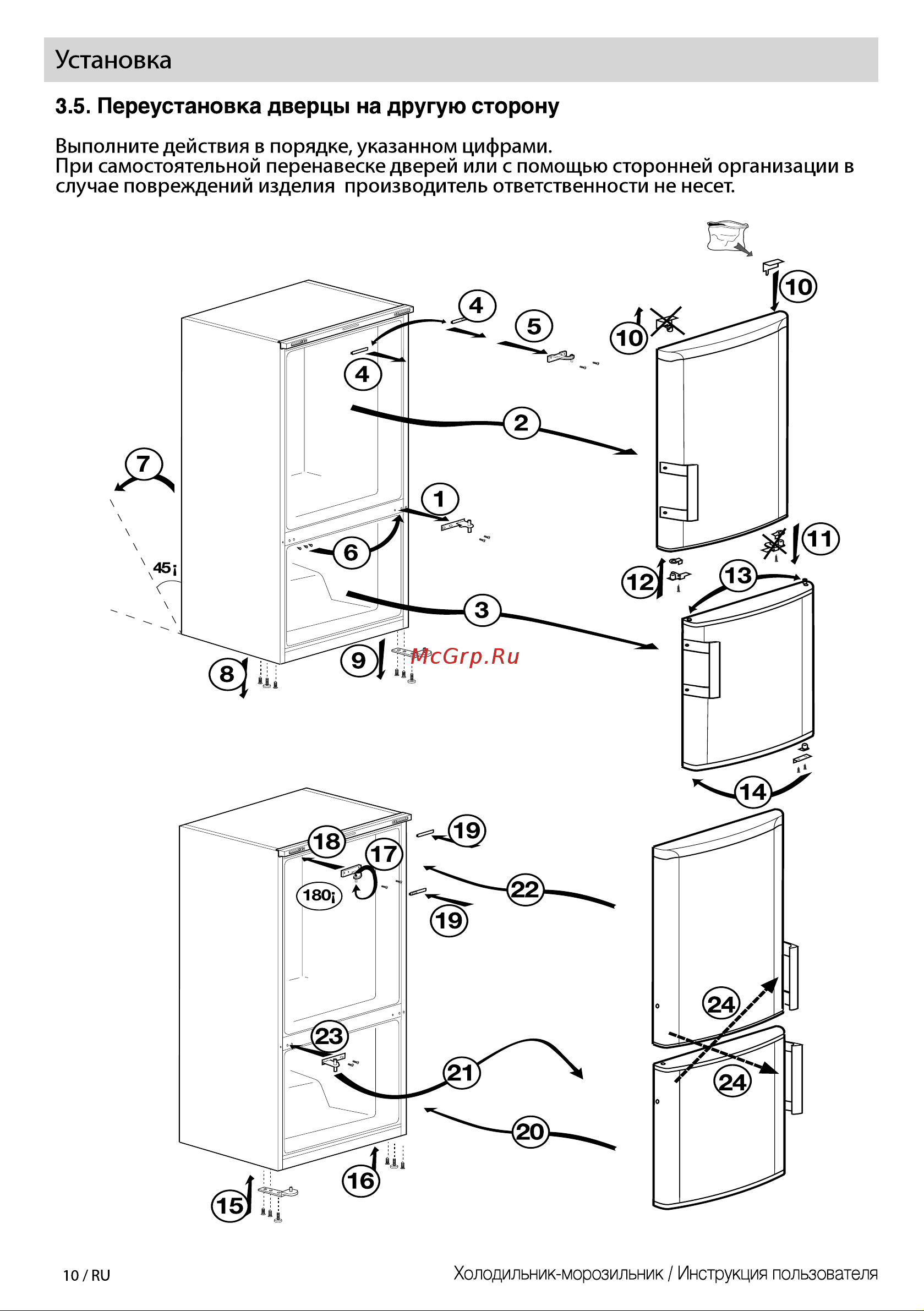 Beko RCSK 270M20S Руководство по эксплуатации онлайн [10/24] 875447