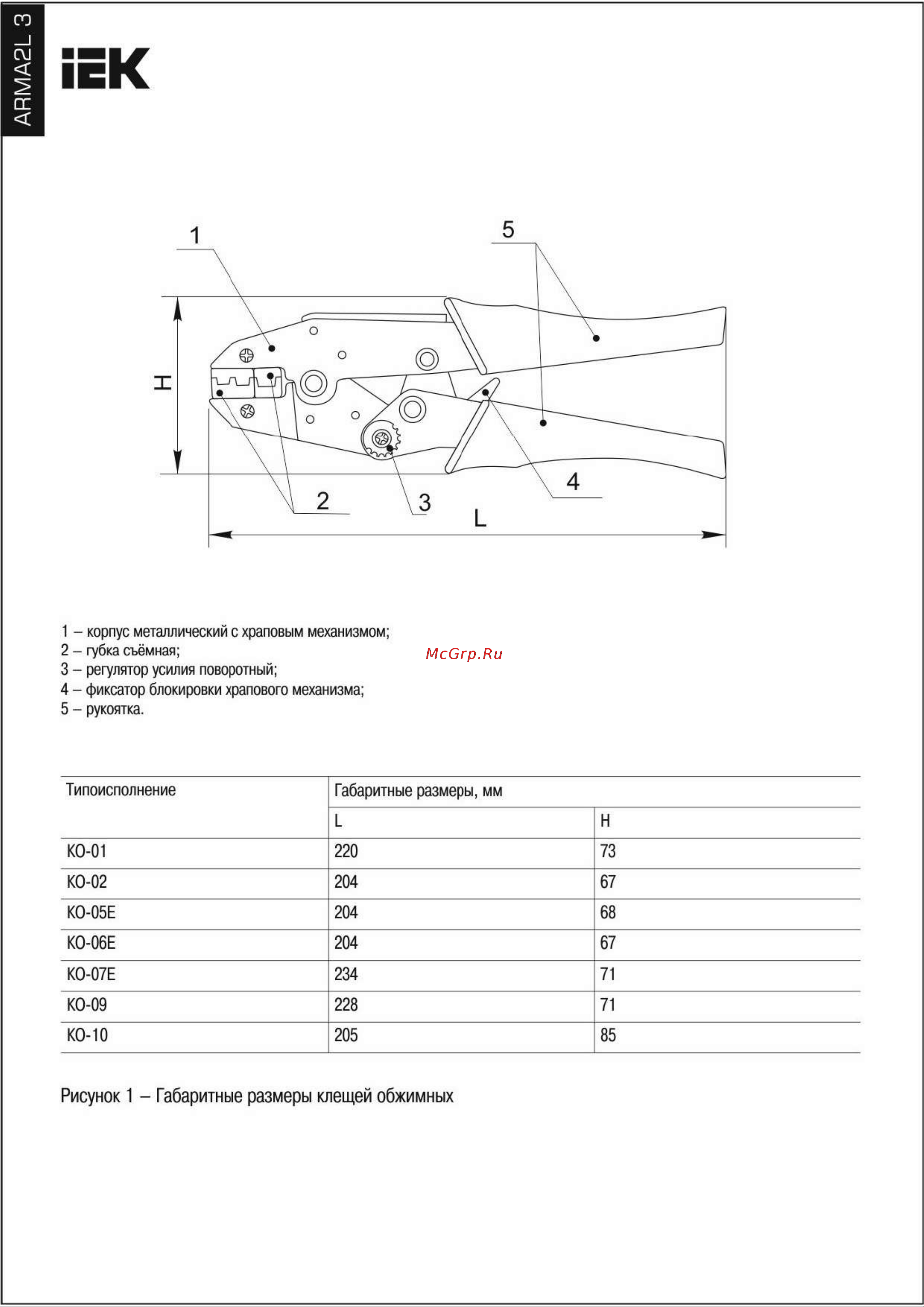 Iek КО-02 Руководство по эксплуатации онлайн