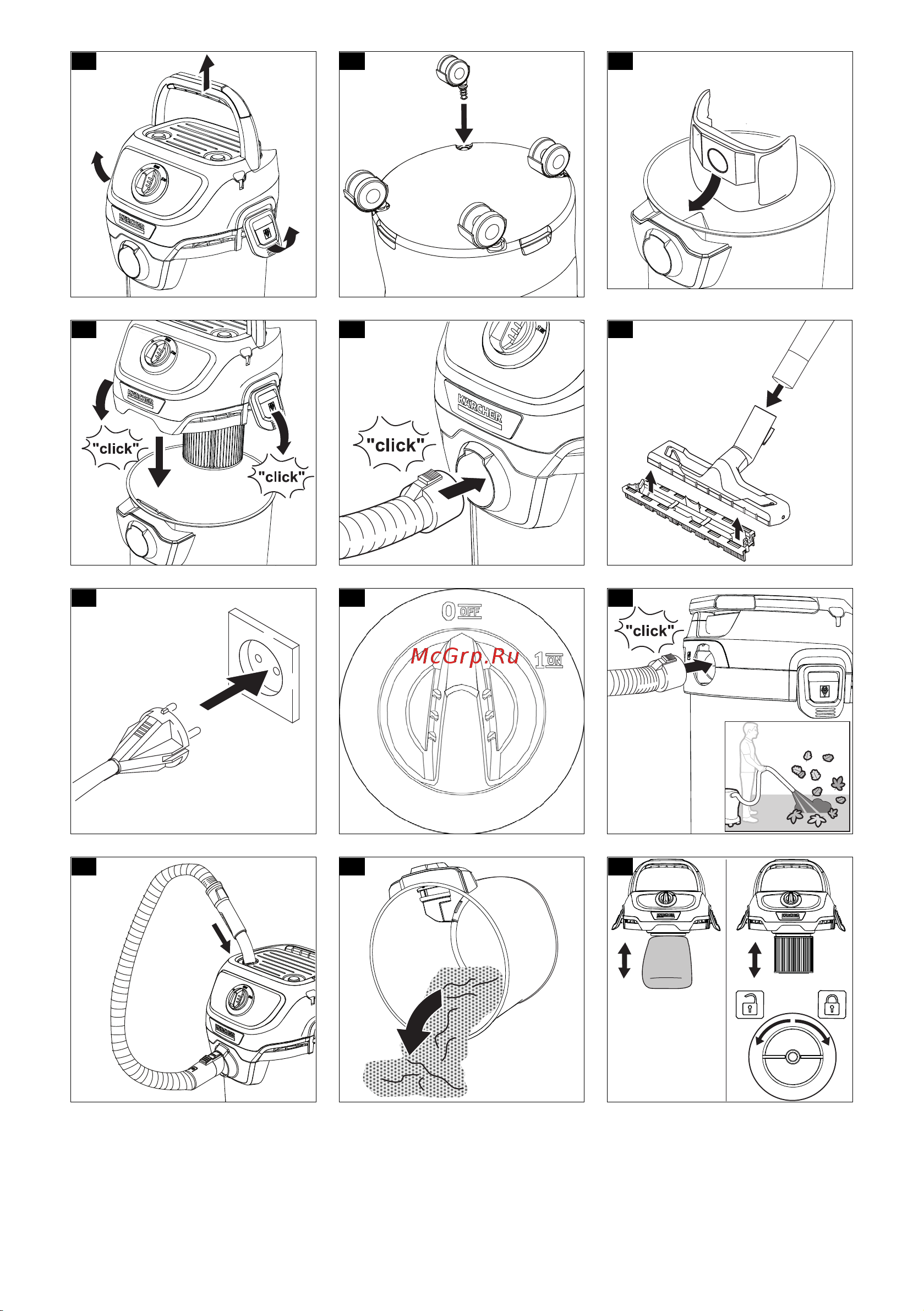 Karcher KWD 1 W V-12/2/18 Руководство по эксплуатации онлайн [3/68] 875517