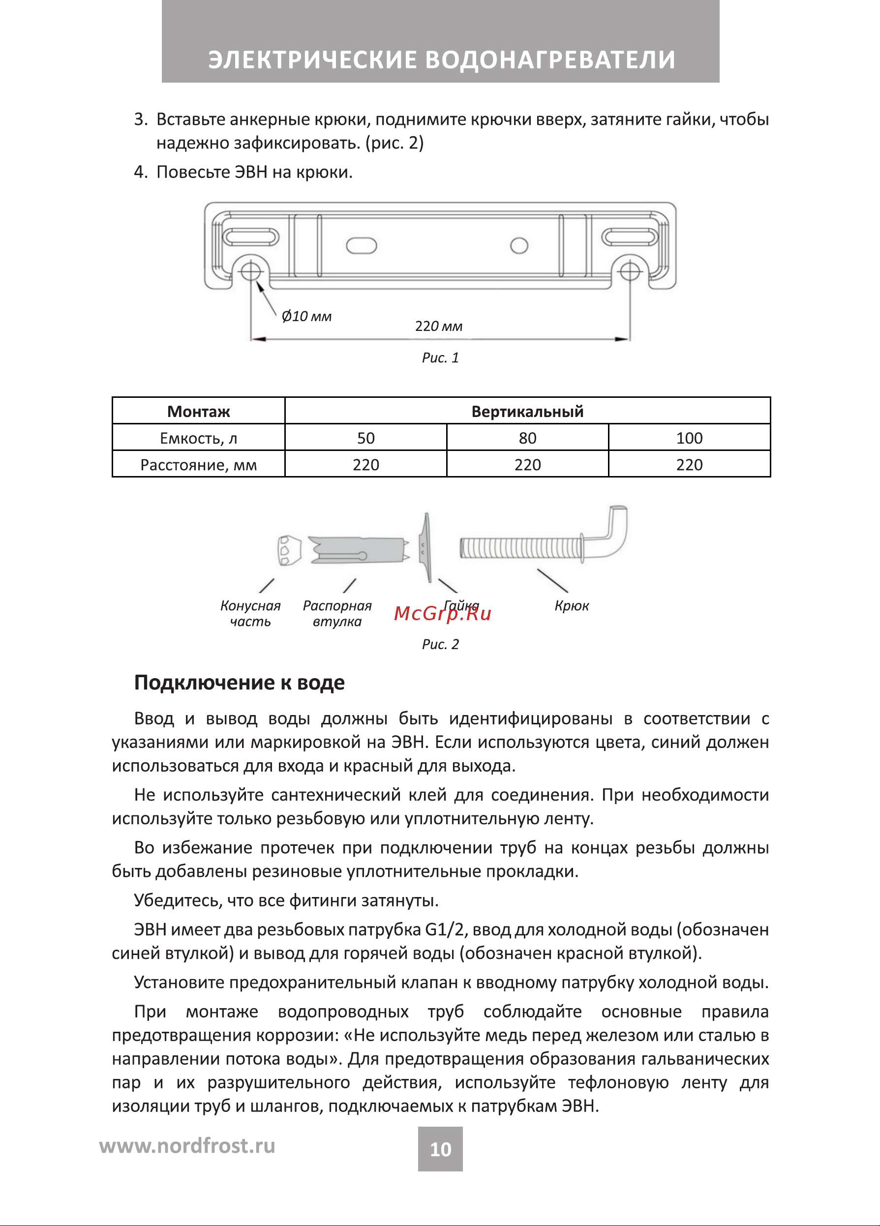 Nordfrost DDV 80 Руководство по эксплуатации онлайн [10/20] 875544