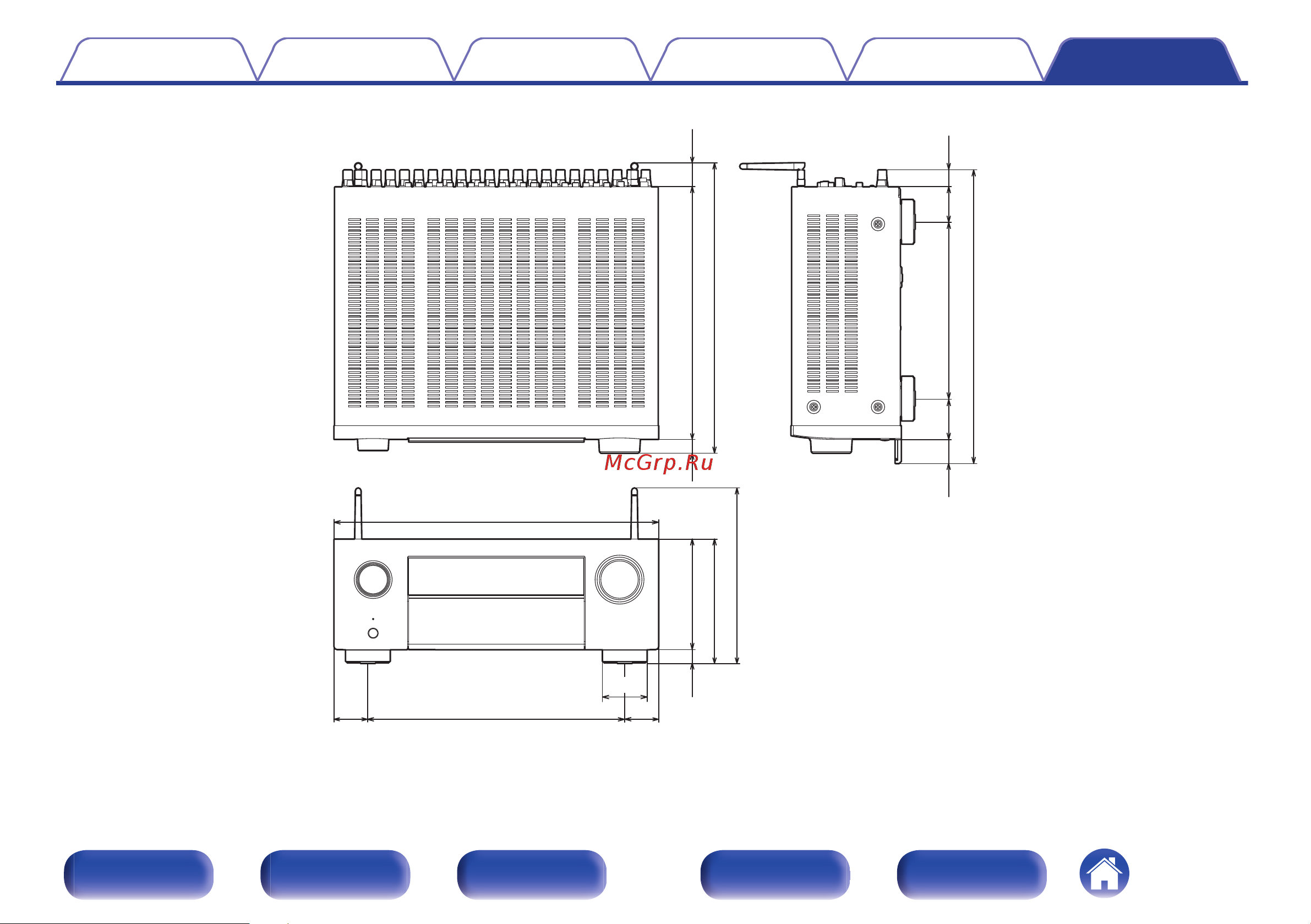 Denon AVC-X4800H Руководство по эксплуатации онлайн [327/331] 875835