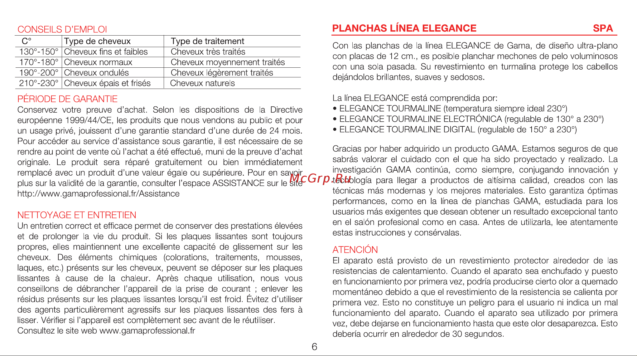 Ga.ma ELEGANCE DIGITAL Руководство по эксплуатации онлайн [6/11] 875931