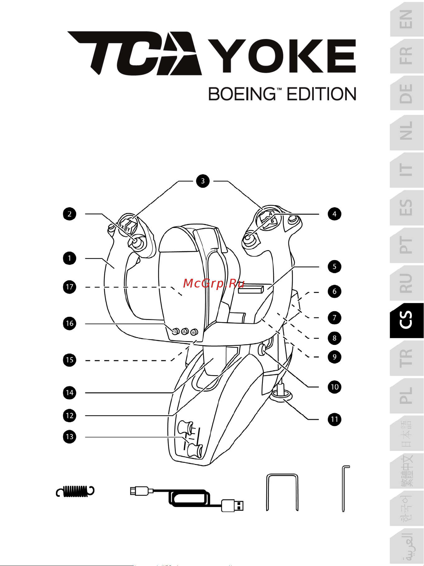 Thrustmaster TCA YOKE PACK BOEING EDITION Руководство по эксплуатации онлайн [162/415] 875998