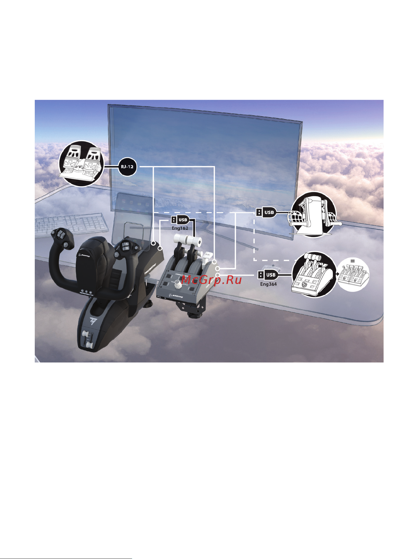 Thrustmaster TCA YOKE PACK BOEING EDITION Руководство по эксплуатации онлайн [229/415] 875998