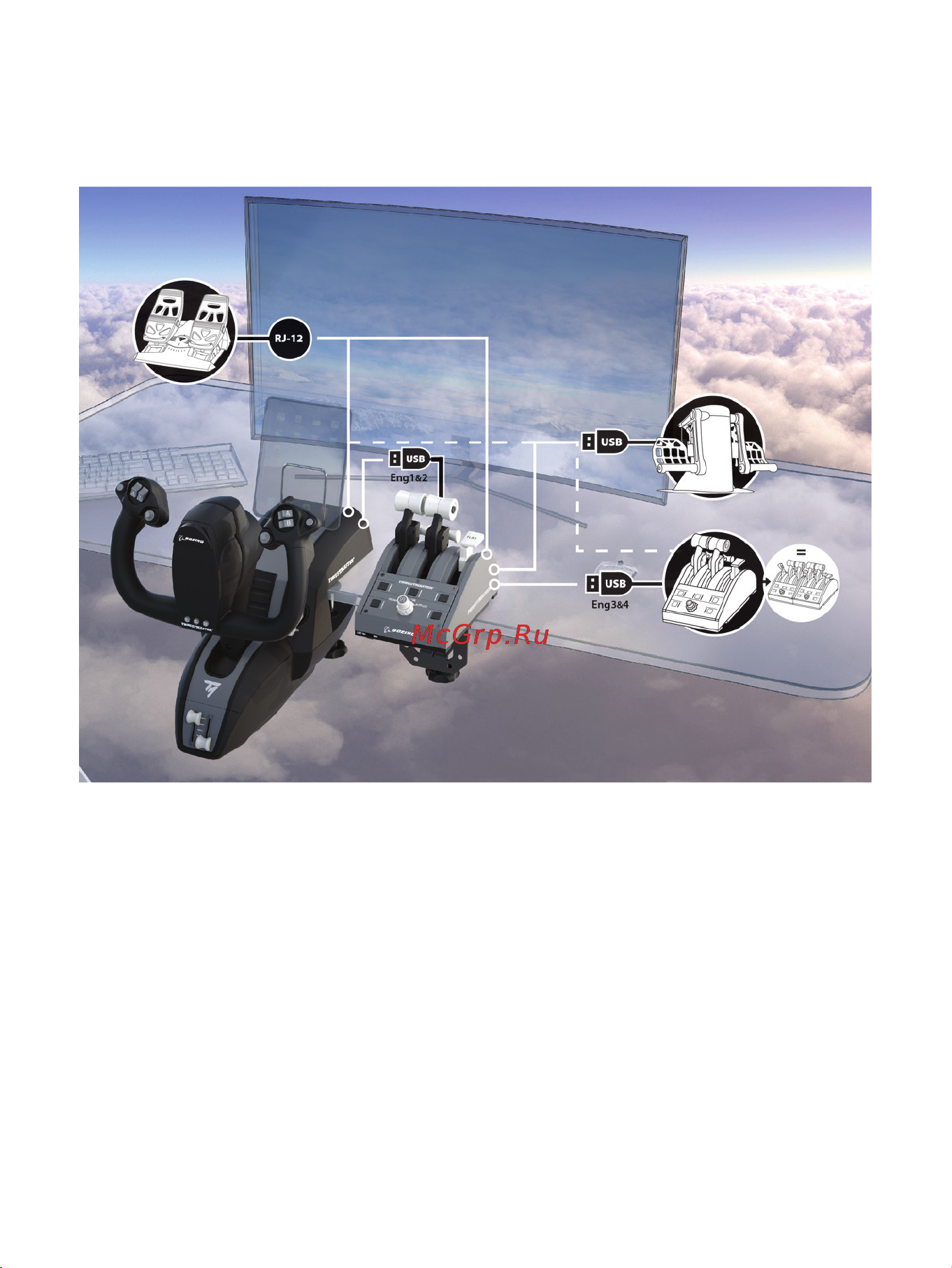 Thrustmaster TCA YOKE PACK BOEING EDITION Руководство по эксплуатации онлайн [247/415] 875998