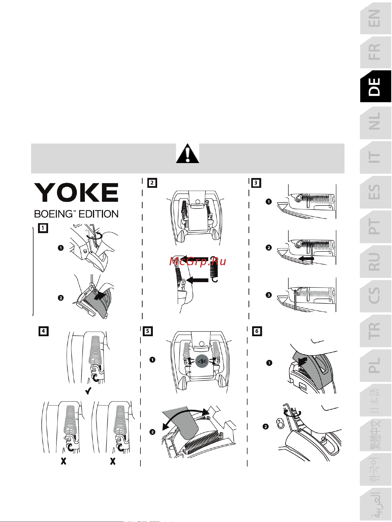 Thrustmaster TCA YOKE PACK BOEING EDITION Руководство по эксплуатации онлайн [54/415] 875998