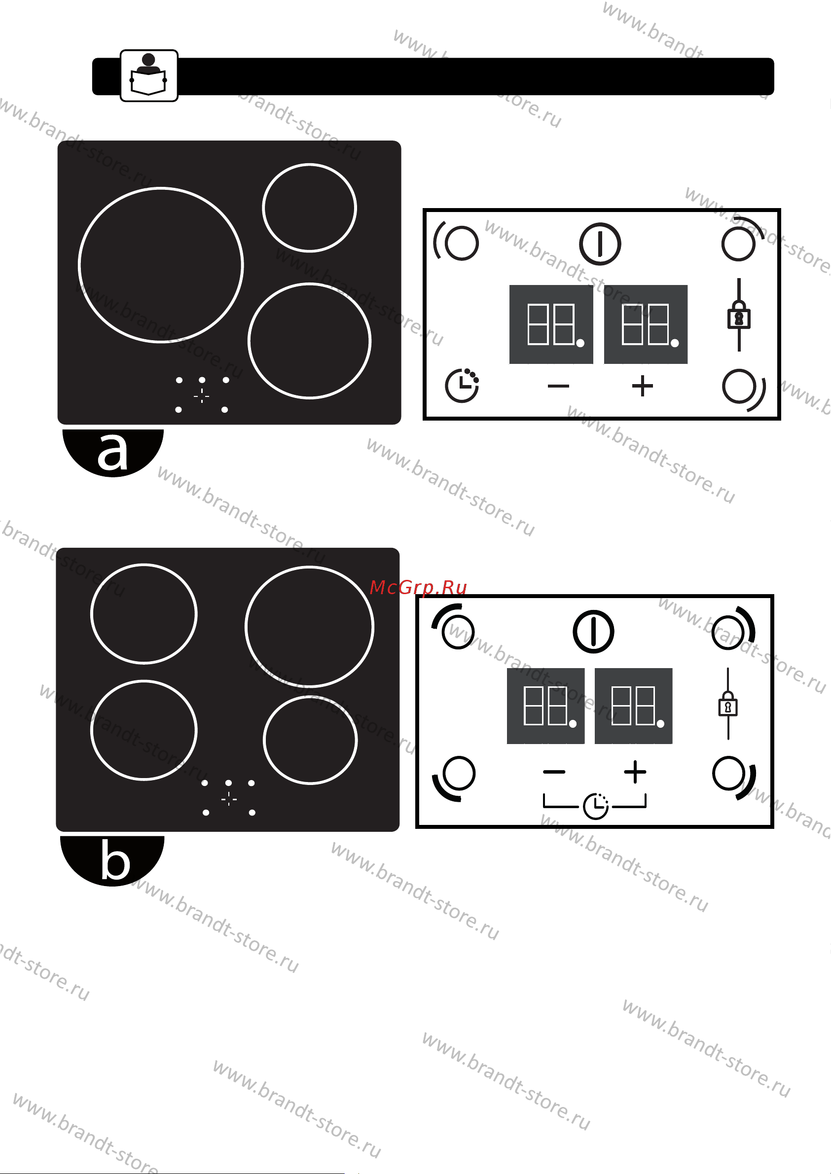 Brandt BPI6464B Руководство по эксплуатации онлайн [3/16] 876045
