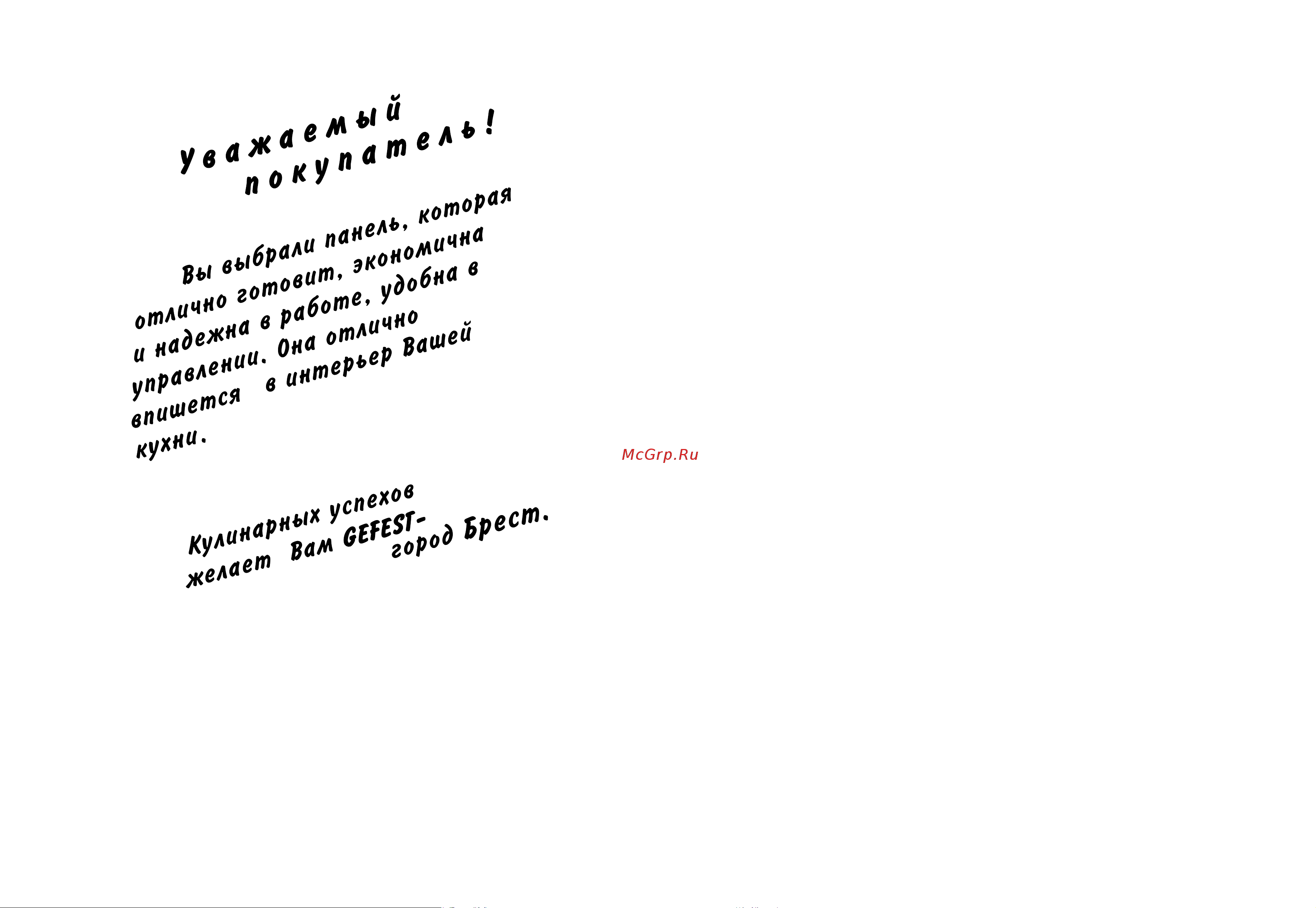 Gefest ПВИ 4323 Руководство по эксплуатации онлайн [2/30] 876102