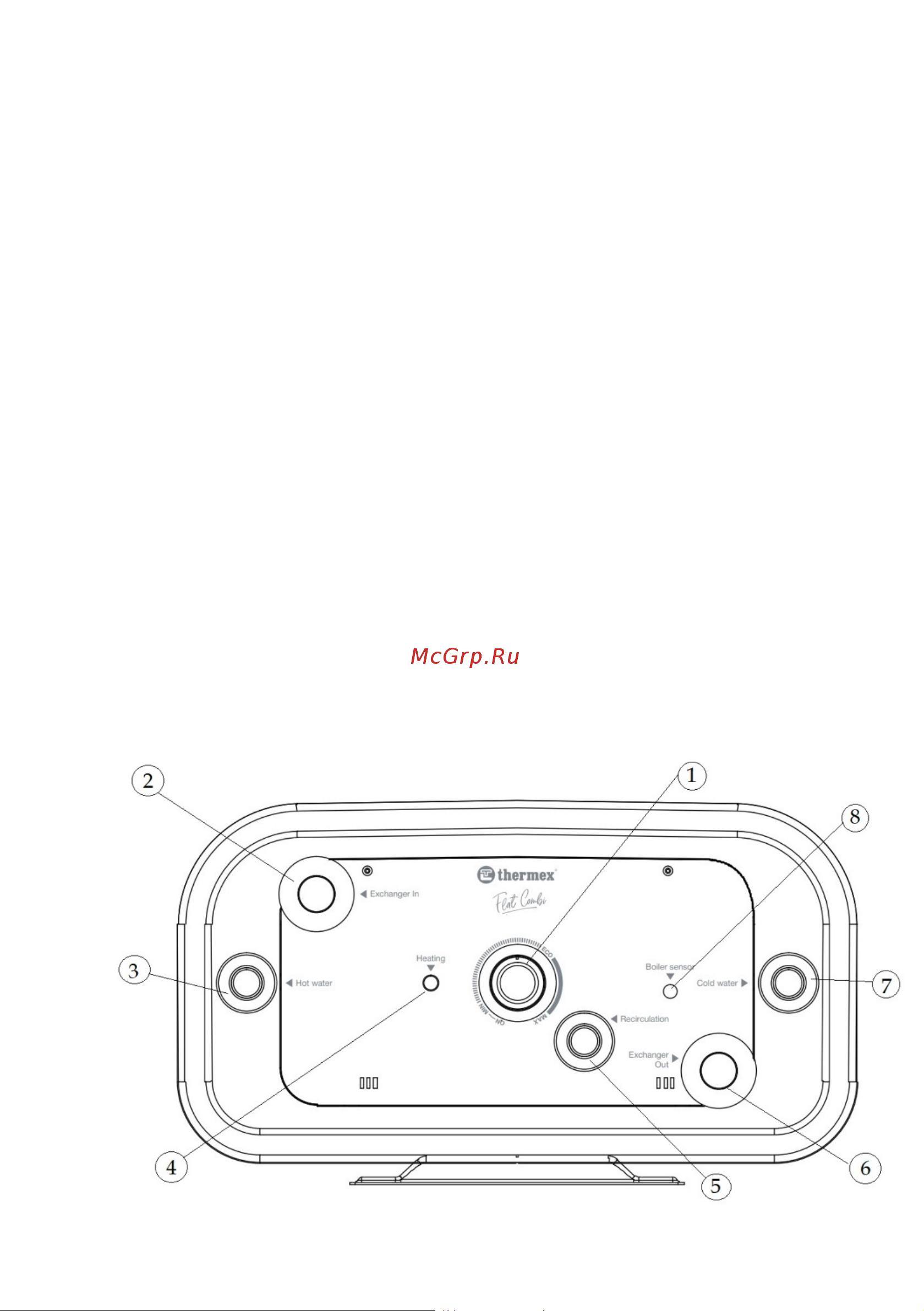 Thermex Flat 80 V Combi Руководство по эксплуатации онлайн [5/20] 876137