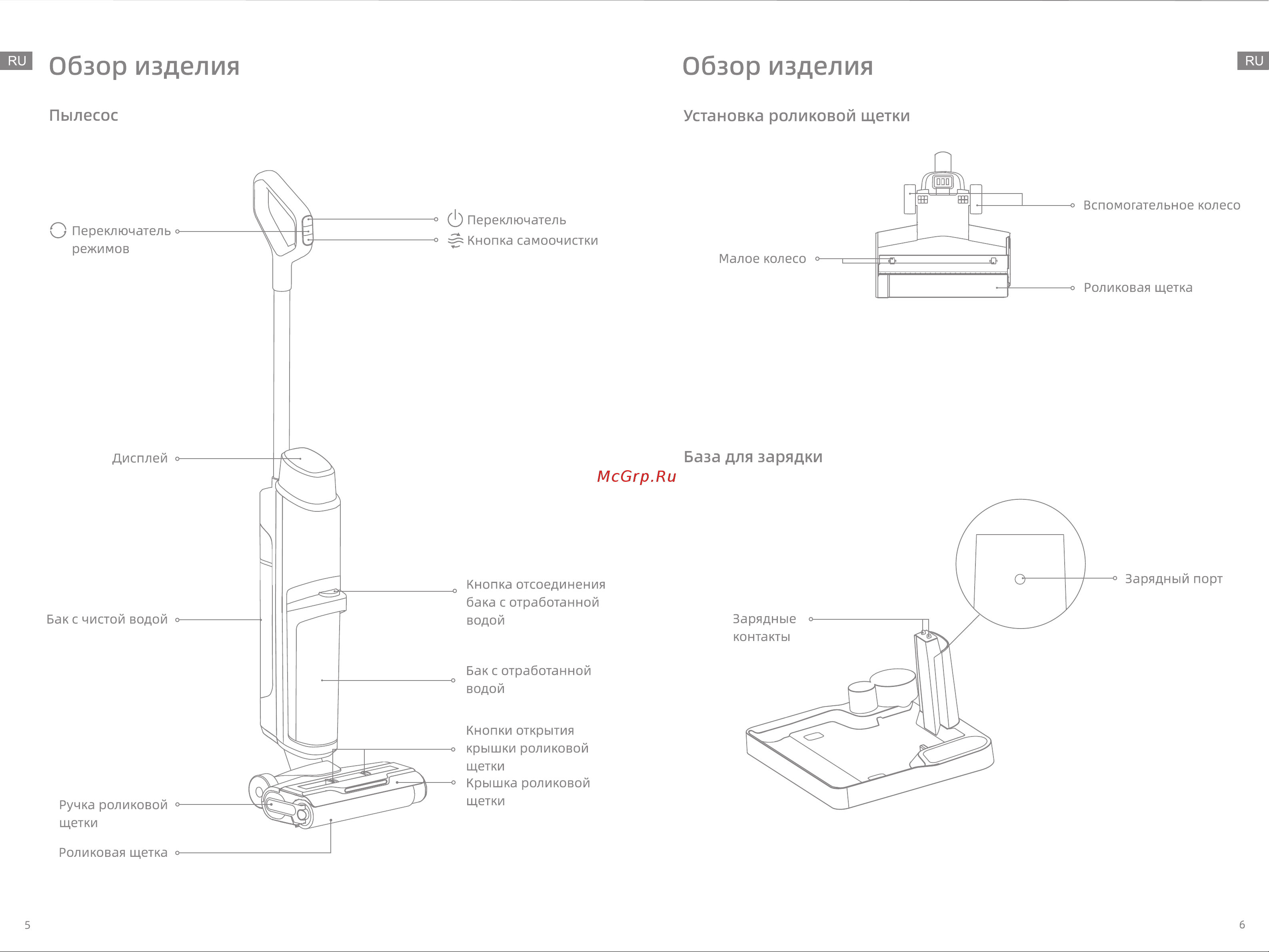 Dreame Trouver K10 Pro Руководство по эксплуатации онлайн [6/34] 876237