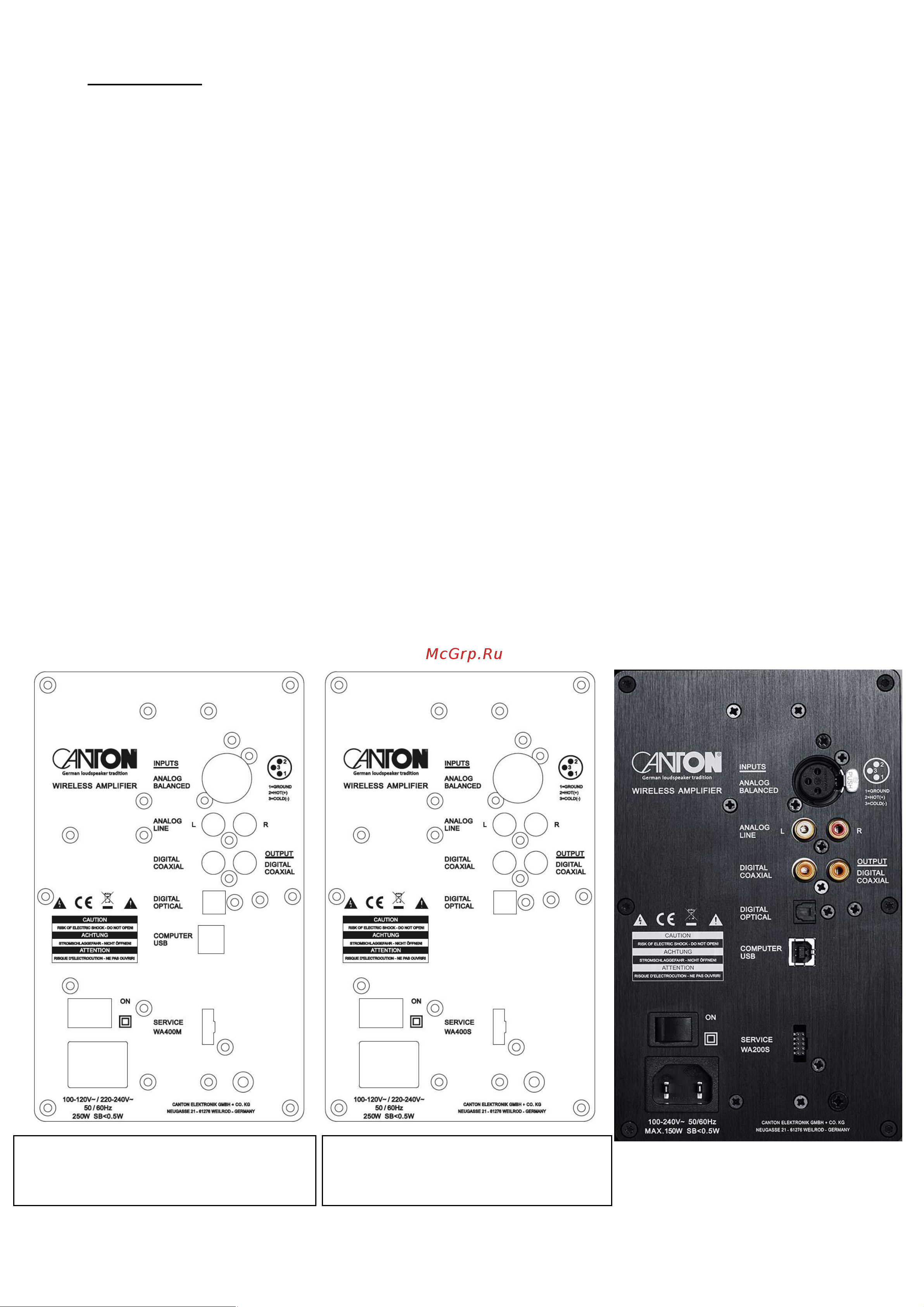 Canton Smart GLE 3 S2 White Руководство по эксплуатации онлайн [6/24] 876290