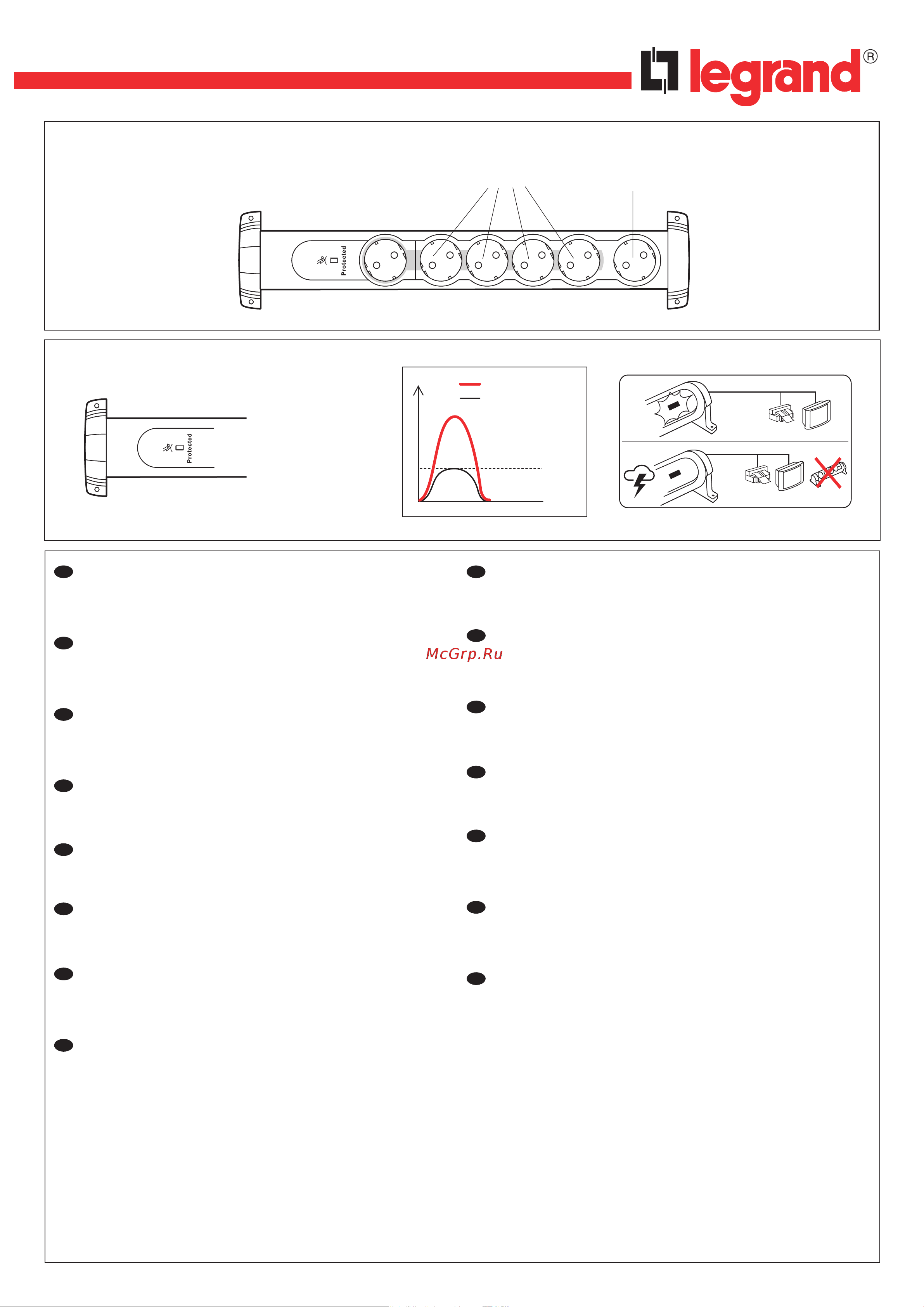 Legrand 694648 6р Х 1.5м Руководство по эксплуатации онлайн