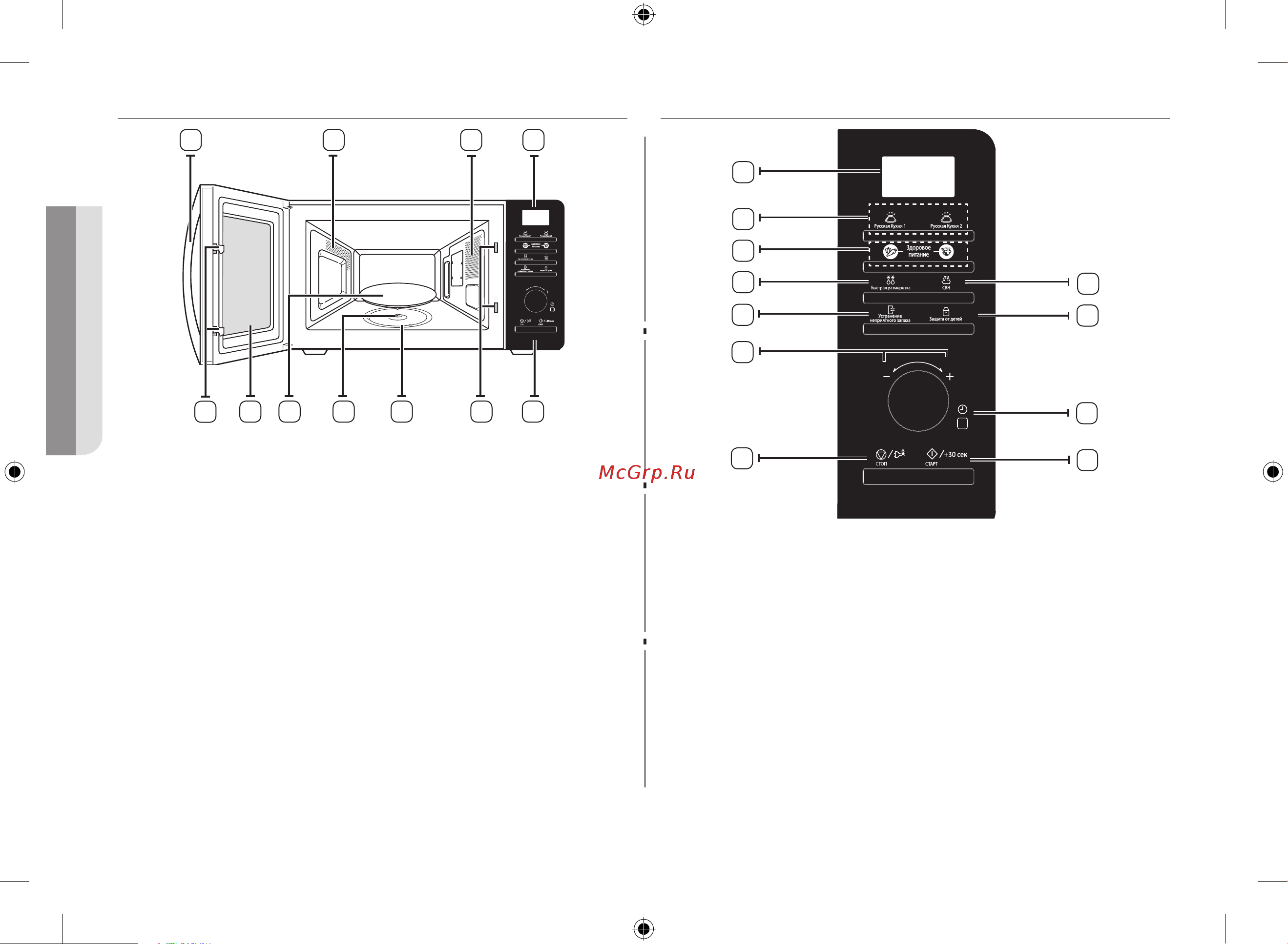 Samsung MS 23 F 302 TAK Руководство по эксплуатации онлайн [12/144] 876647