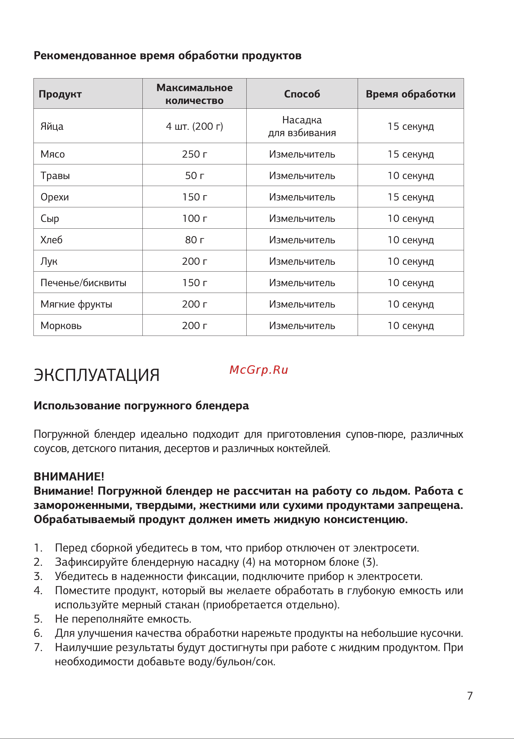 STARWIND SBP1111 Руководство по эксплуатации онлайн [7/16] 876809