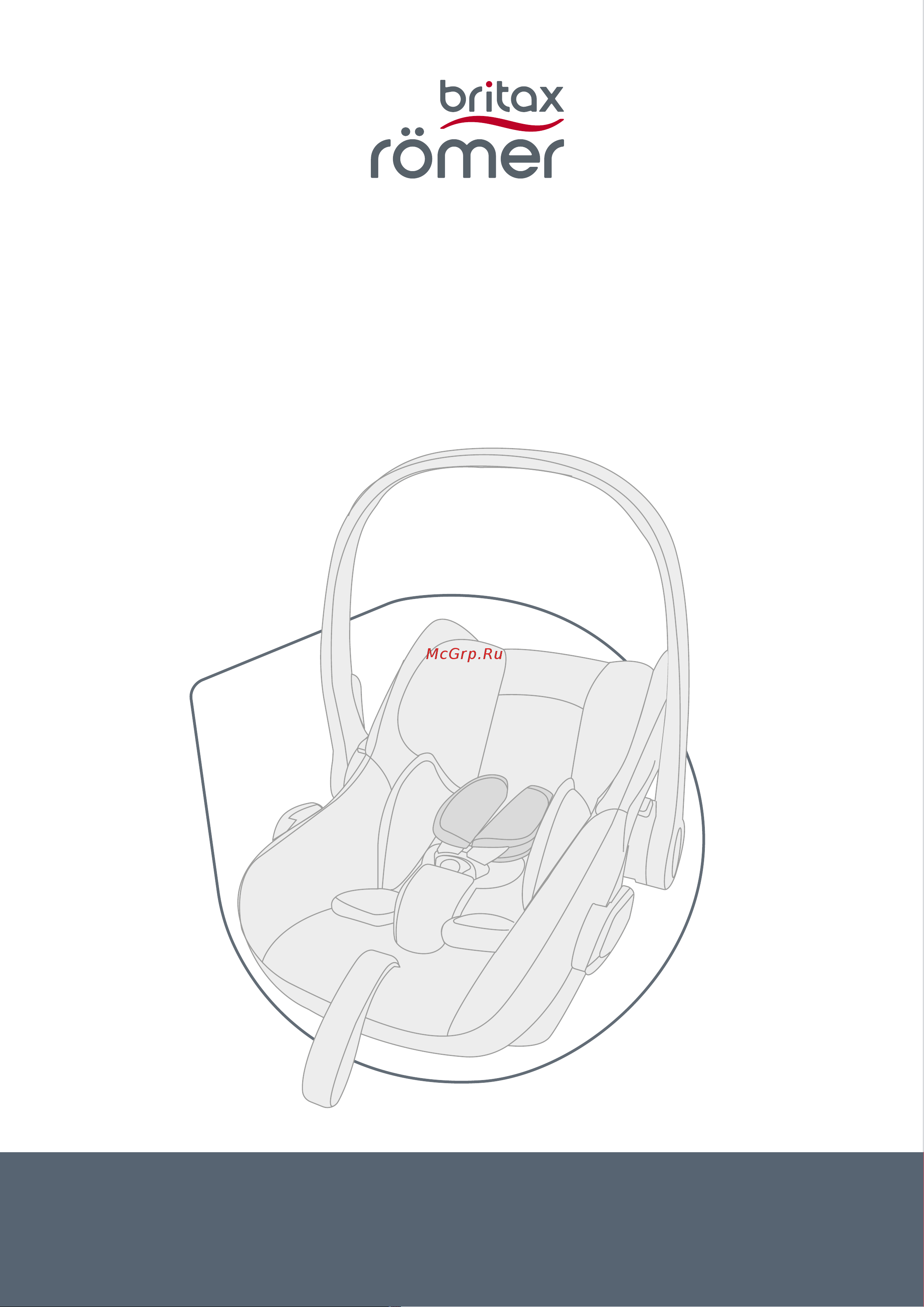 Britax Roemer Baby-Safe Core Midnight Grey Руководство по эксплуатации онлайн