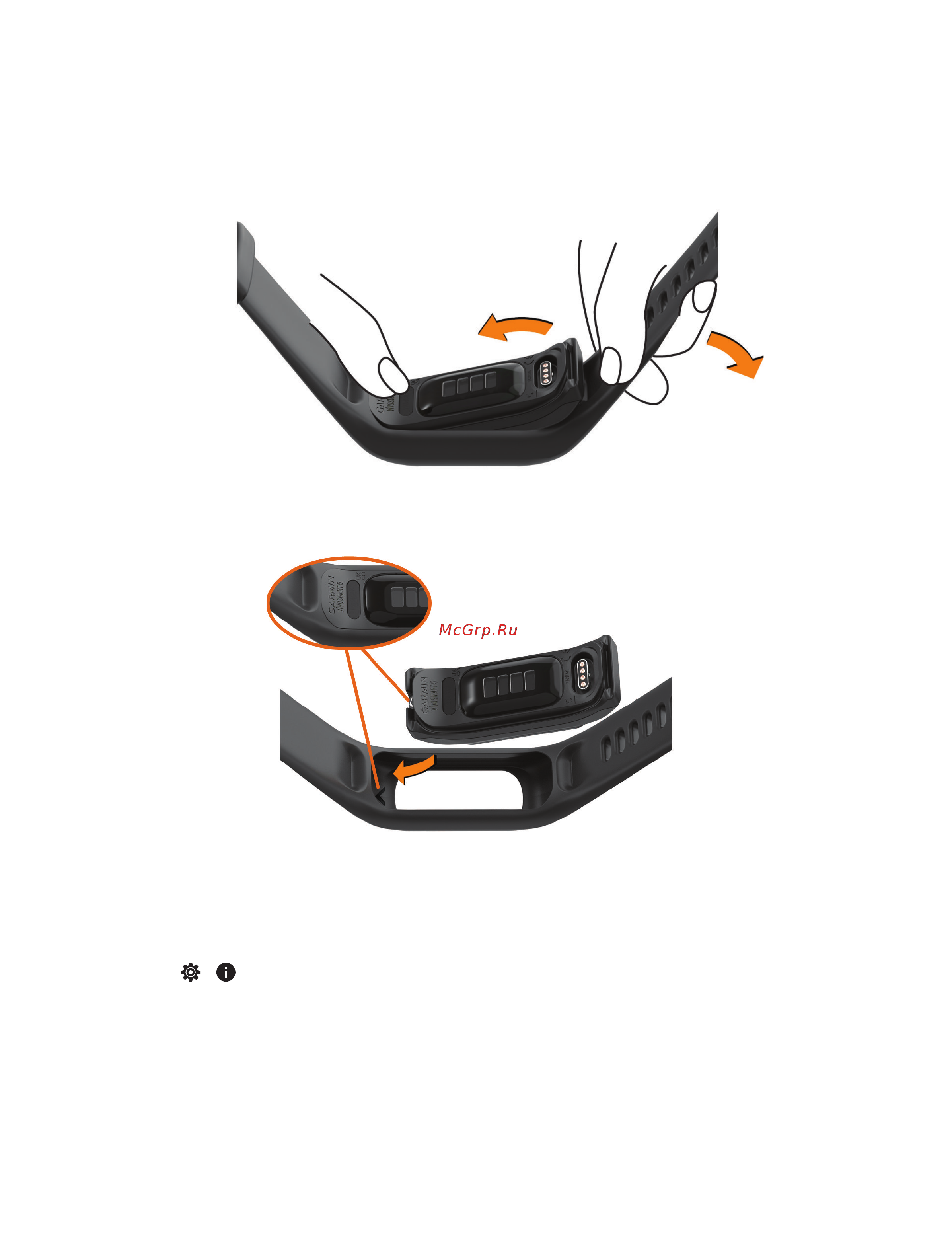 Garmin VIVOSMART 5 размер S мятный Руководство по эксплуатации онлайн [39/48] 896557